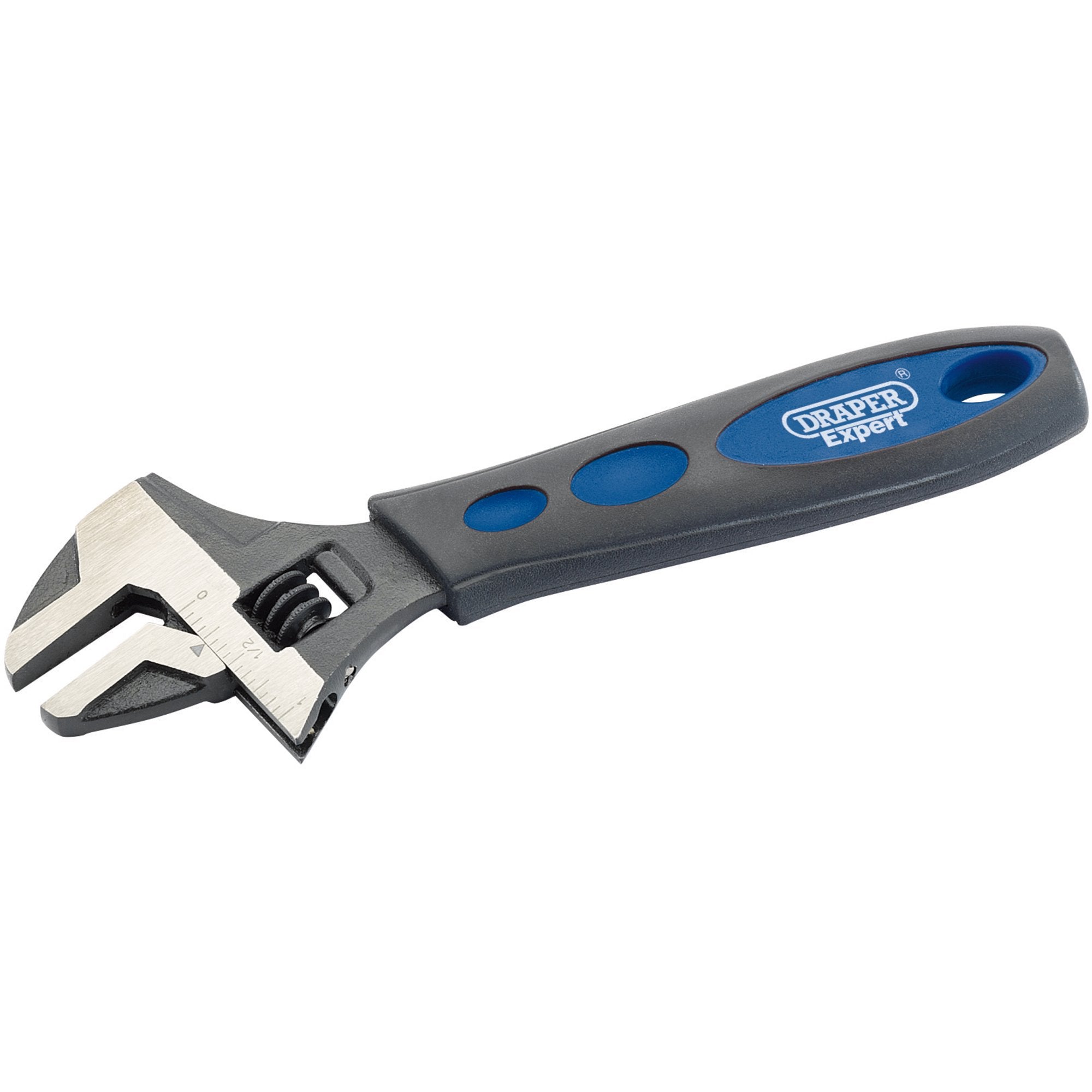 Soft-Grip-Crescent-Type-Adjustable-Wrench,-150mm,-19mm