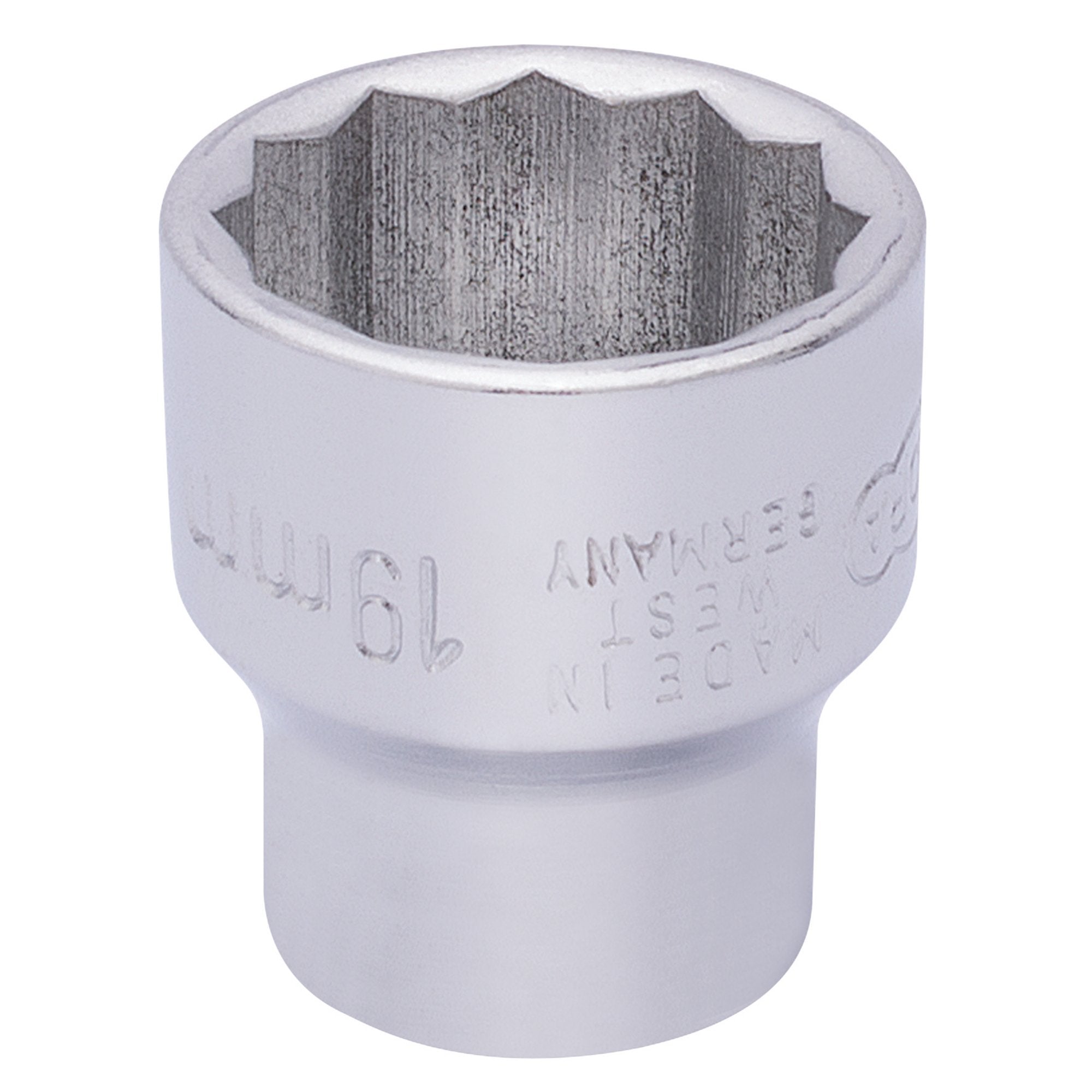 Elora-Bi-Hexagon-Socket,-3/8"-Sq.-Dr.,-19mm