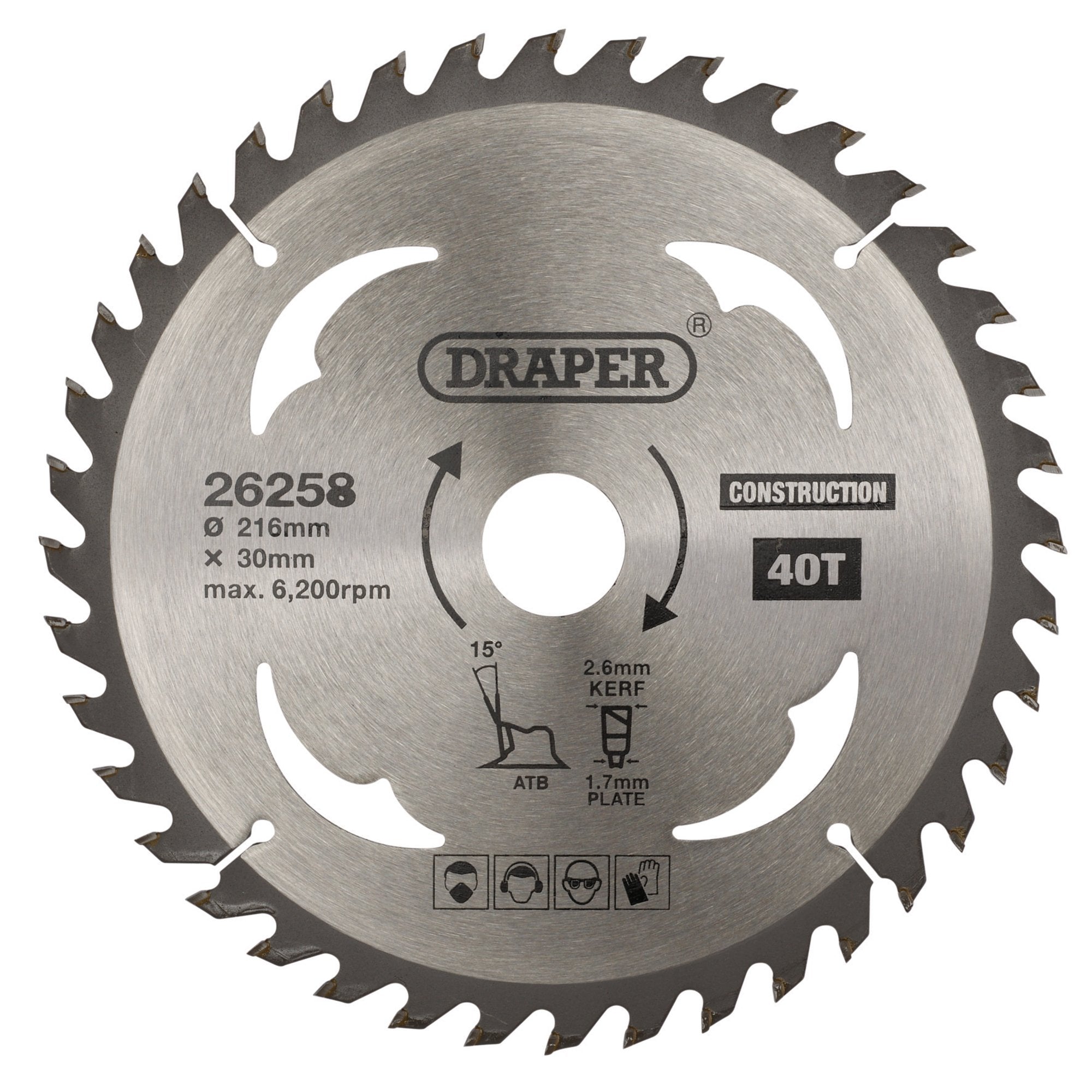 TCT-Construction-Circular-Saw-Blade,-216-x-30mm,-40T