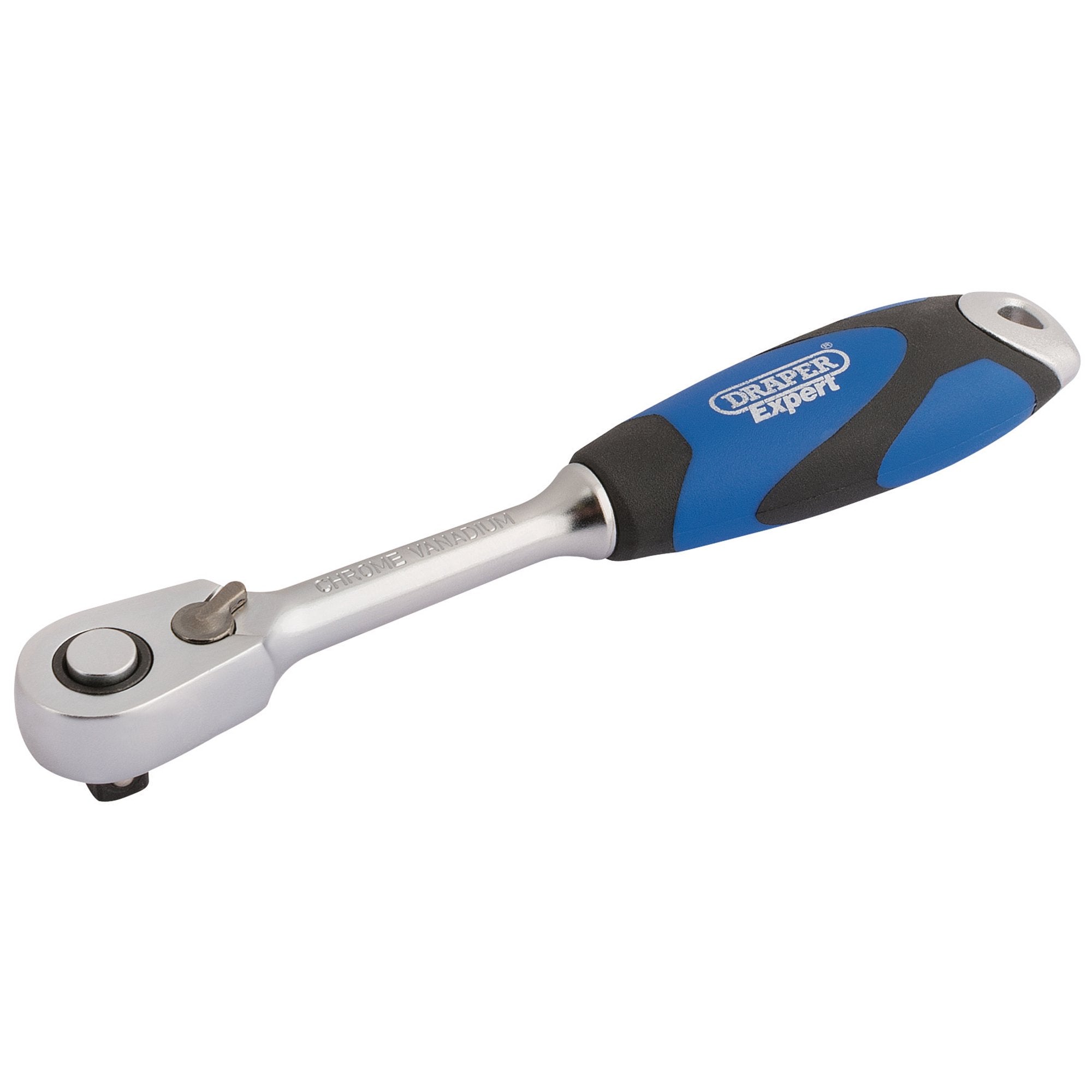 60-Tooth-Micro-Head-Reversible-Soft-Grip-Ratchet,-1/4"-Sq.-Dr.
