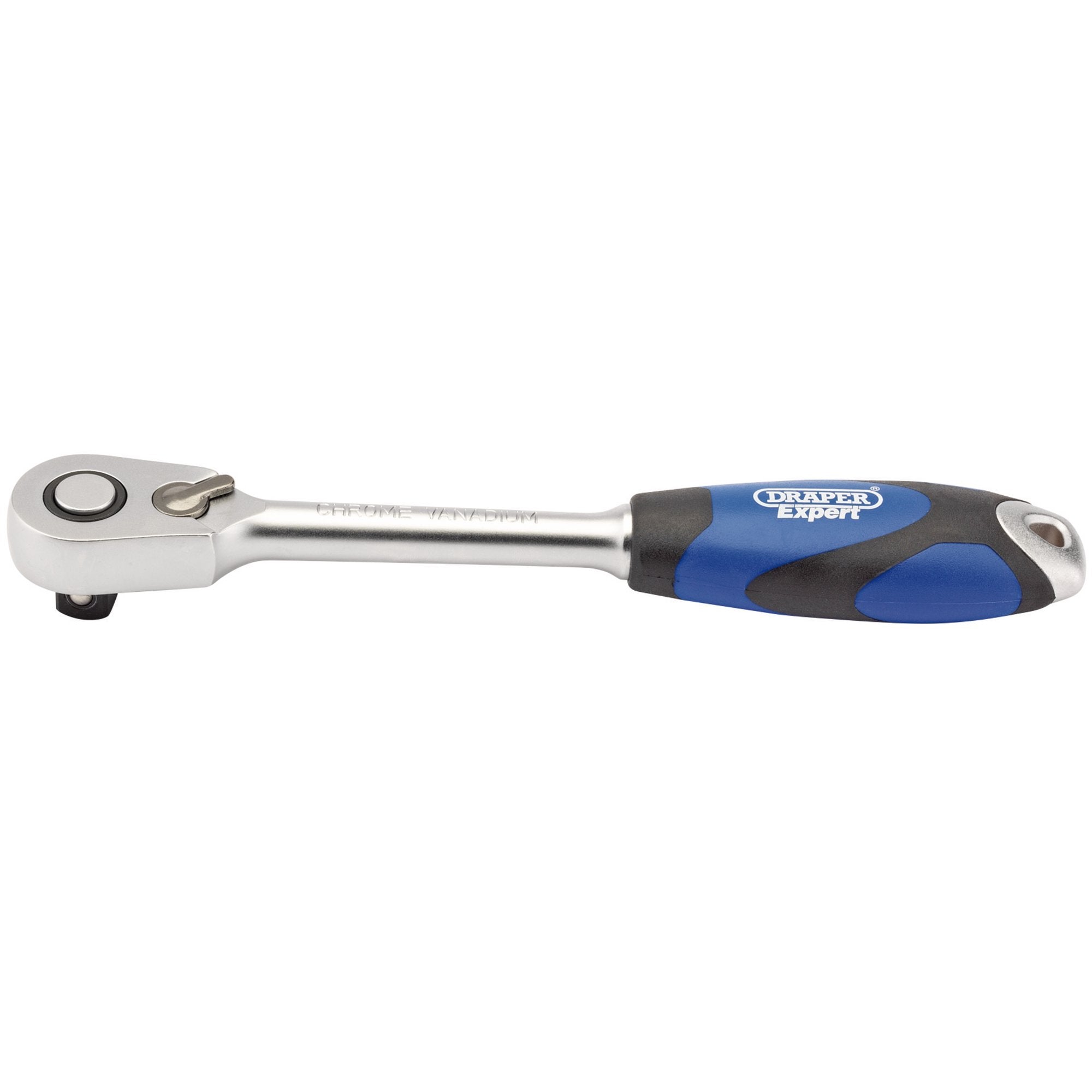 60-Tooth-Micro-Head-Reversible-Soft-Grip-Ratchet,-1/2"-Sq.-Dr.