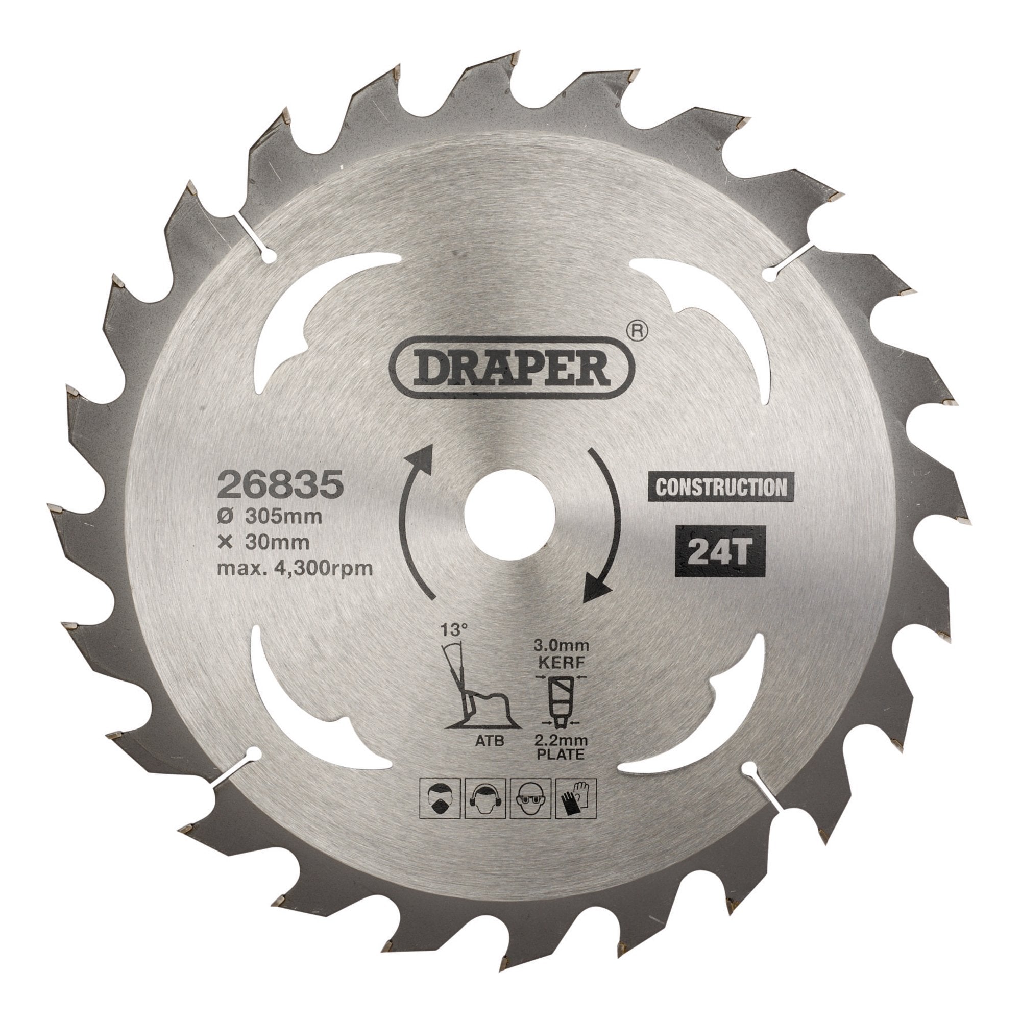 TCT-Construction-Circular-Saw-Blade,-305-x-30mm,-24T