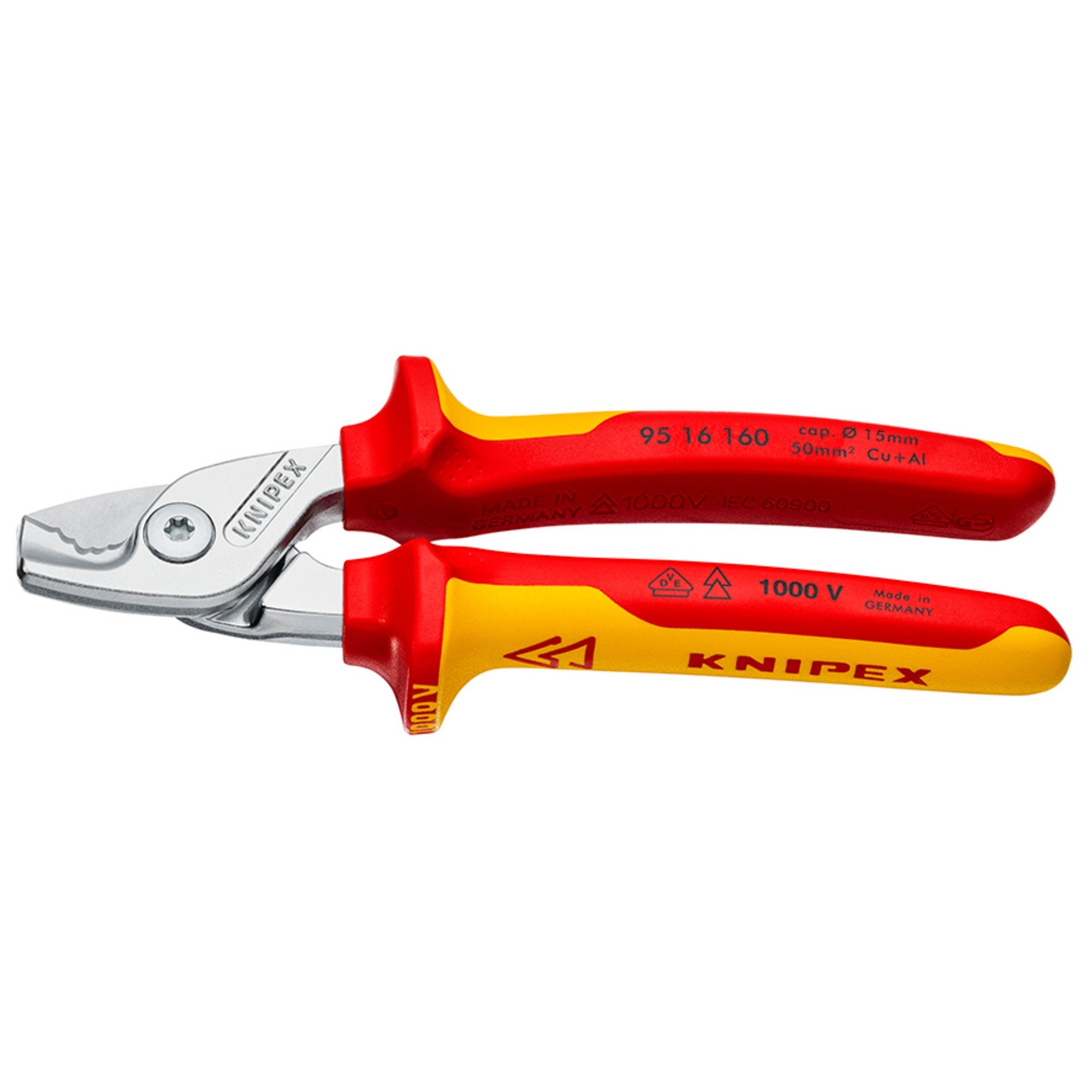 KNIPEX-95-16-160-SB-StepCut-VDE-Insulated-Cable-Shears,-160mm