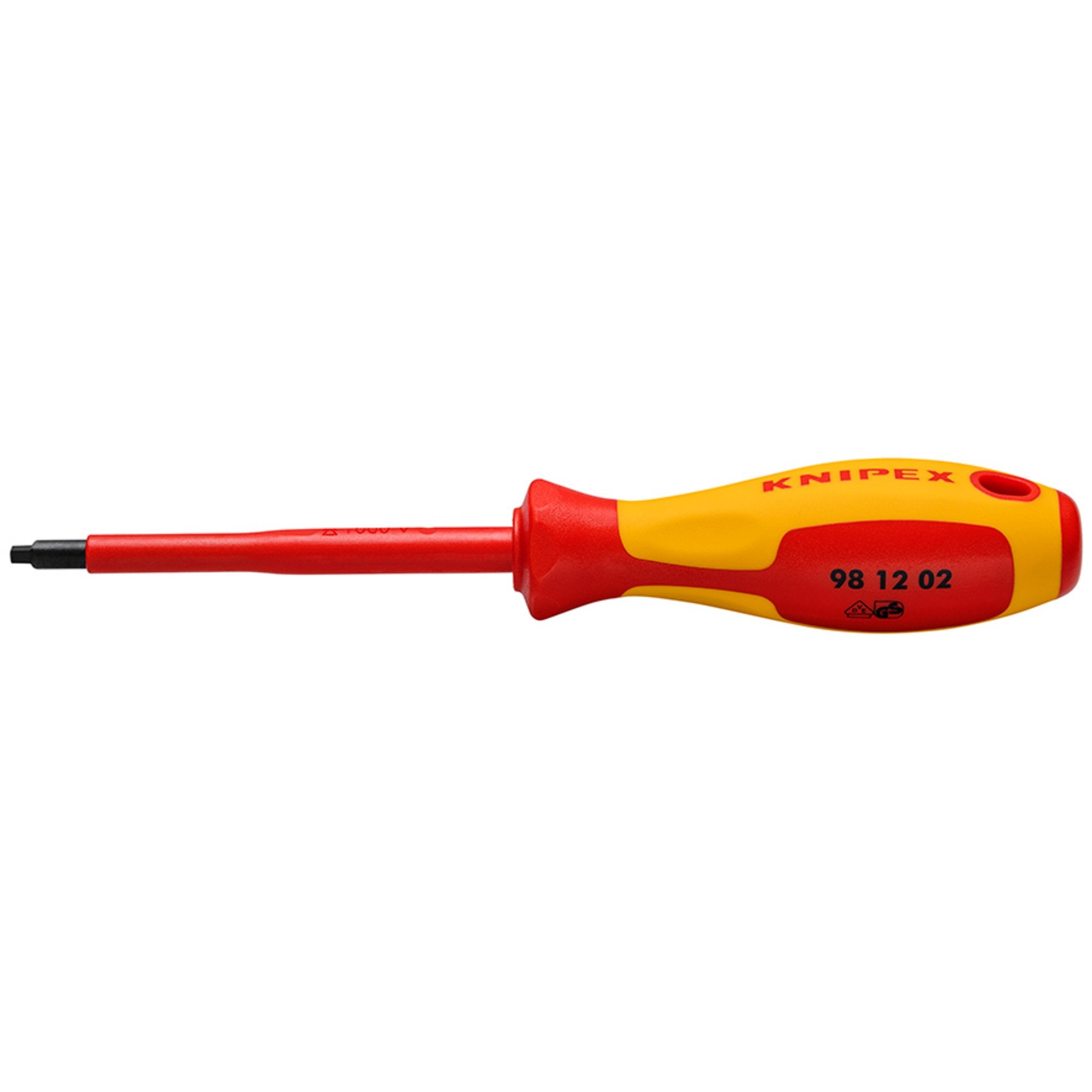 KNIPEX-98-12-02-VDE-Insulated-Robertson-Screwdriver,-R2