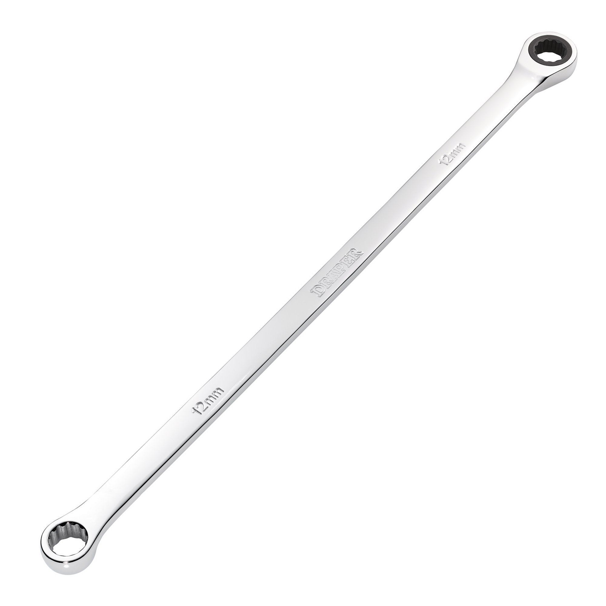 Draper-HI-TORQ®-Metric-Extra-Long-Double-Ring-Ratchet-Spanner,-12mm