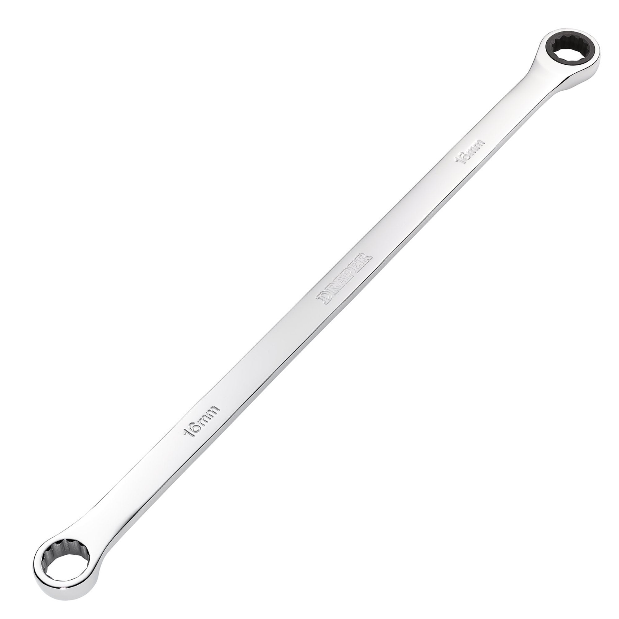 Draper-HI-TORQ®-Metric-Extra-Long-Double-Ring-Ratchet-Spanner,-16mm