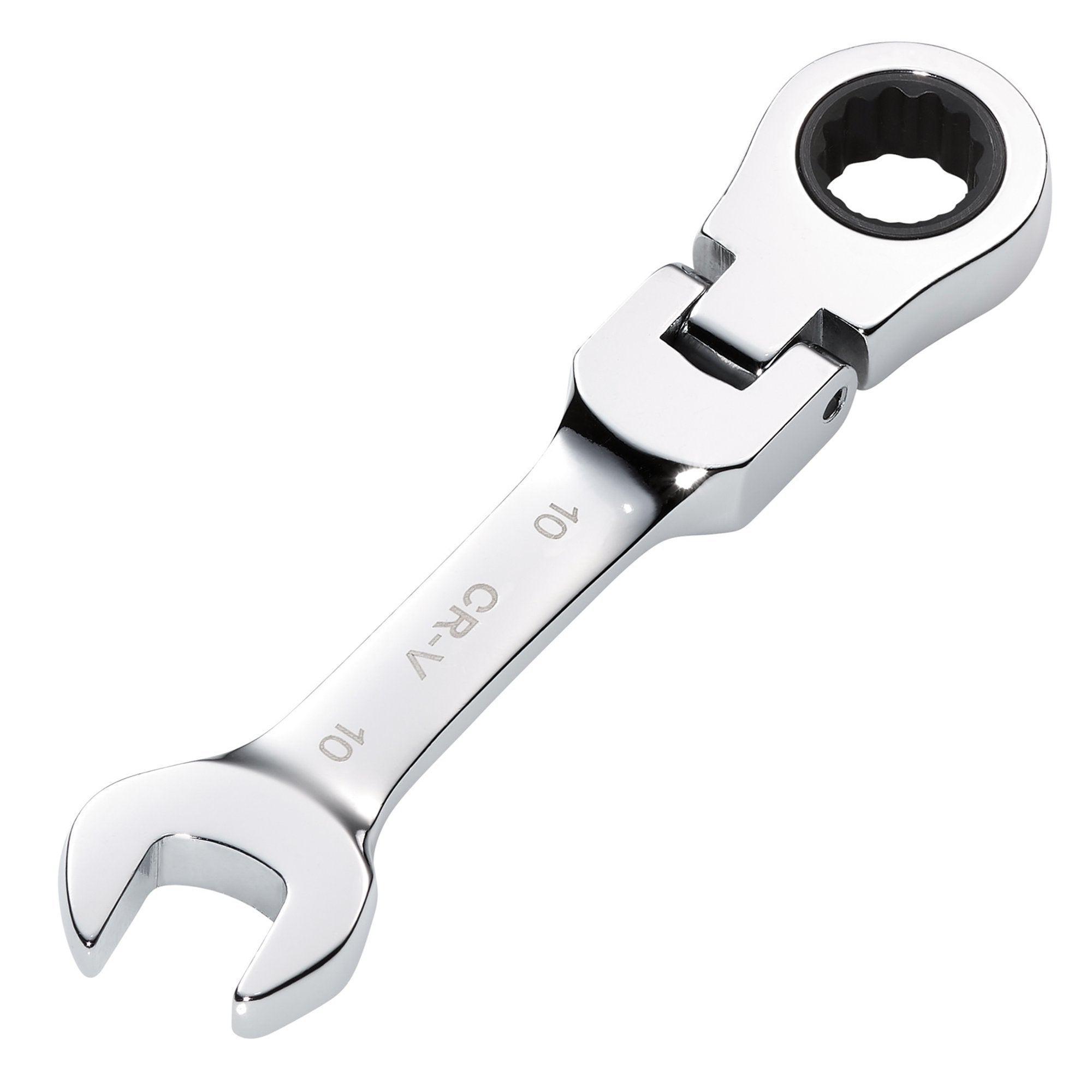 Draper-HI-TORQ®-Metric-Stubby-Flexible-Head-Ratchet-Combination-Spanner,-10mm