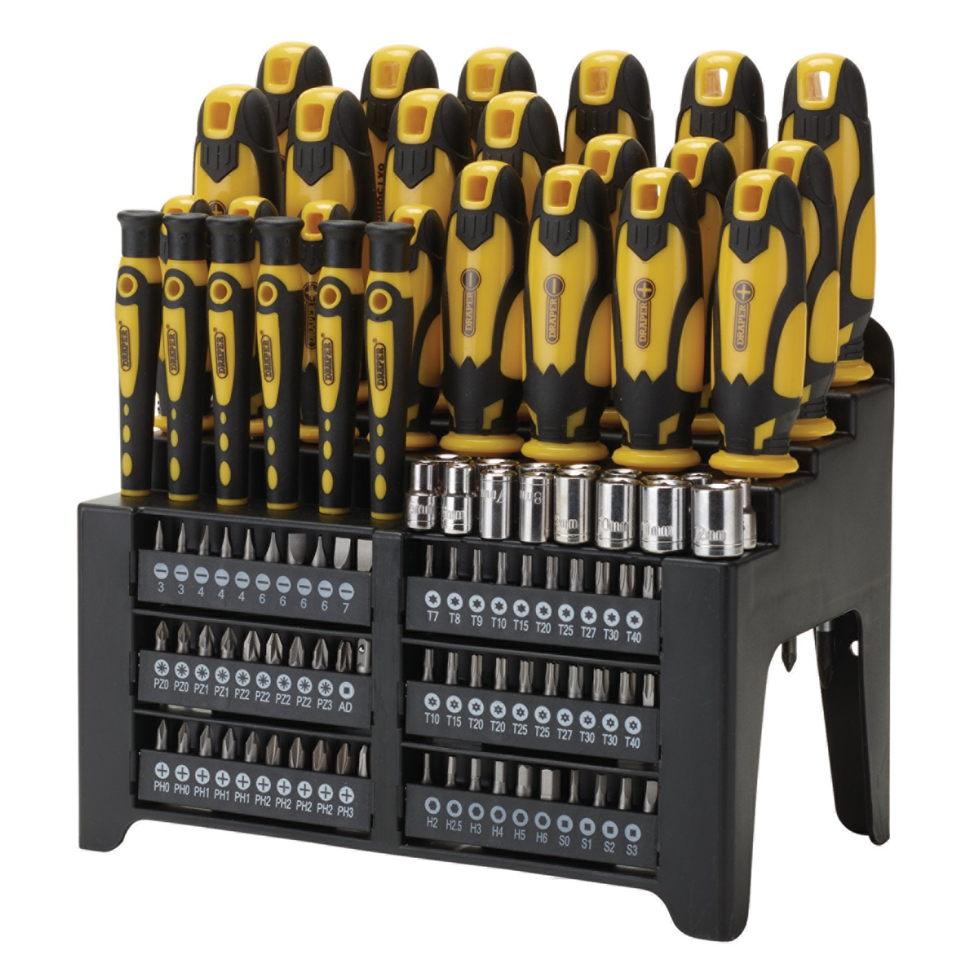 Screwdriver-and-Bit-Set,-Yellow-(103-Piece)