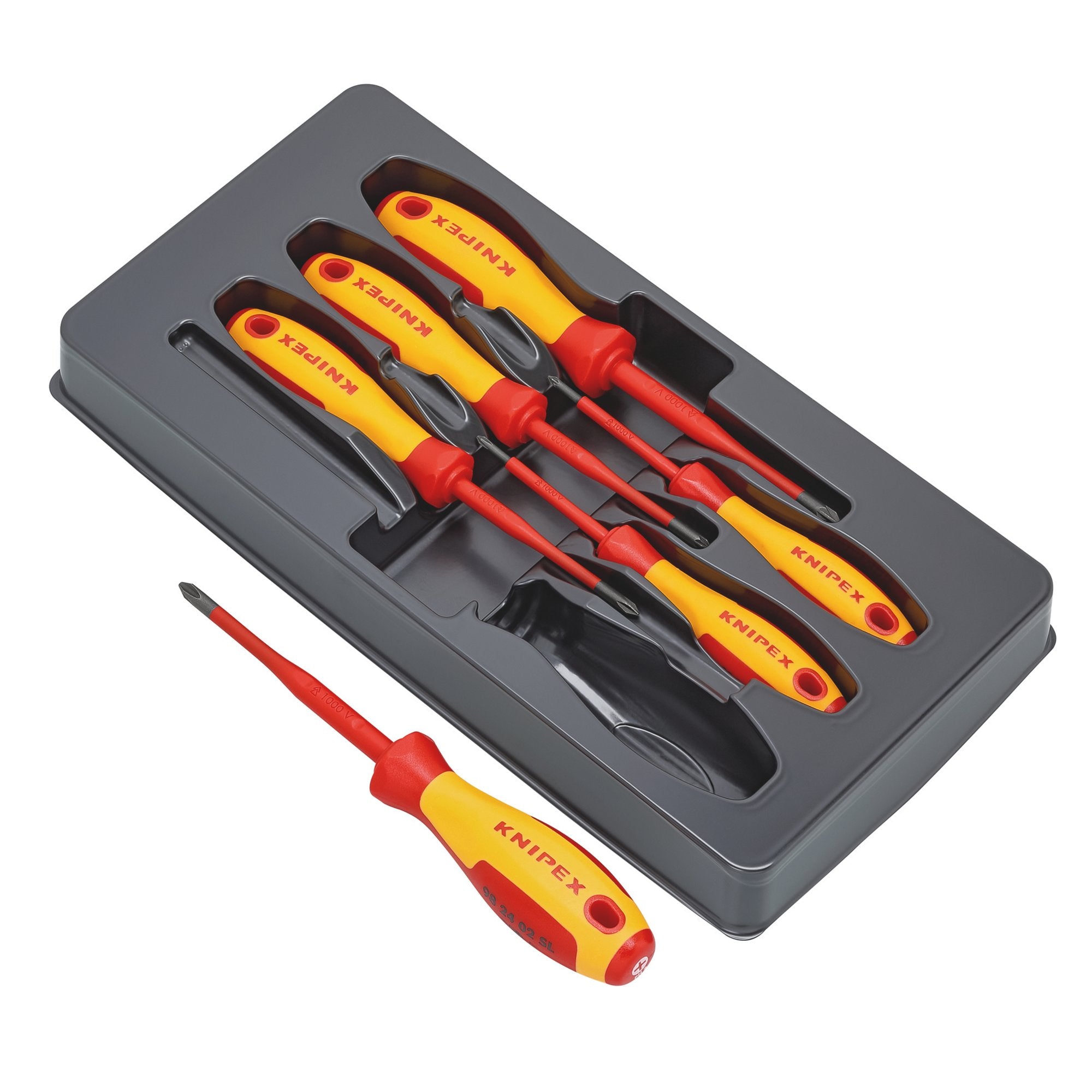 KNIPEX-00-20-12-V03-VDE-Insulated-Phillips®/Pozidriv®-Screwdriver-Set