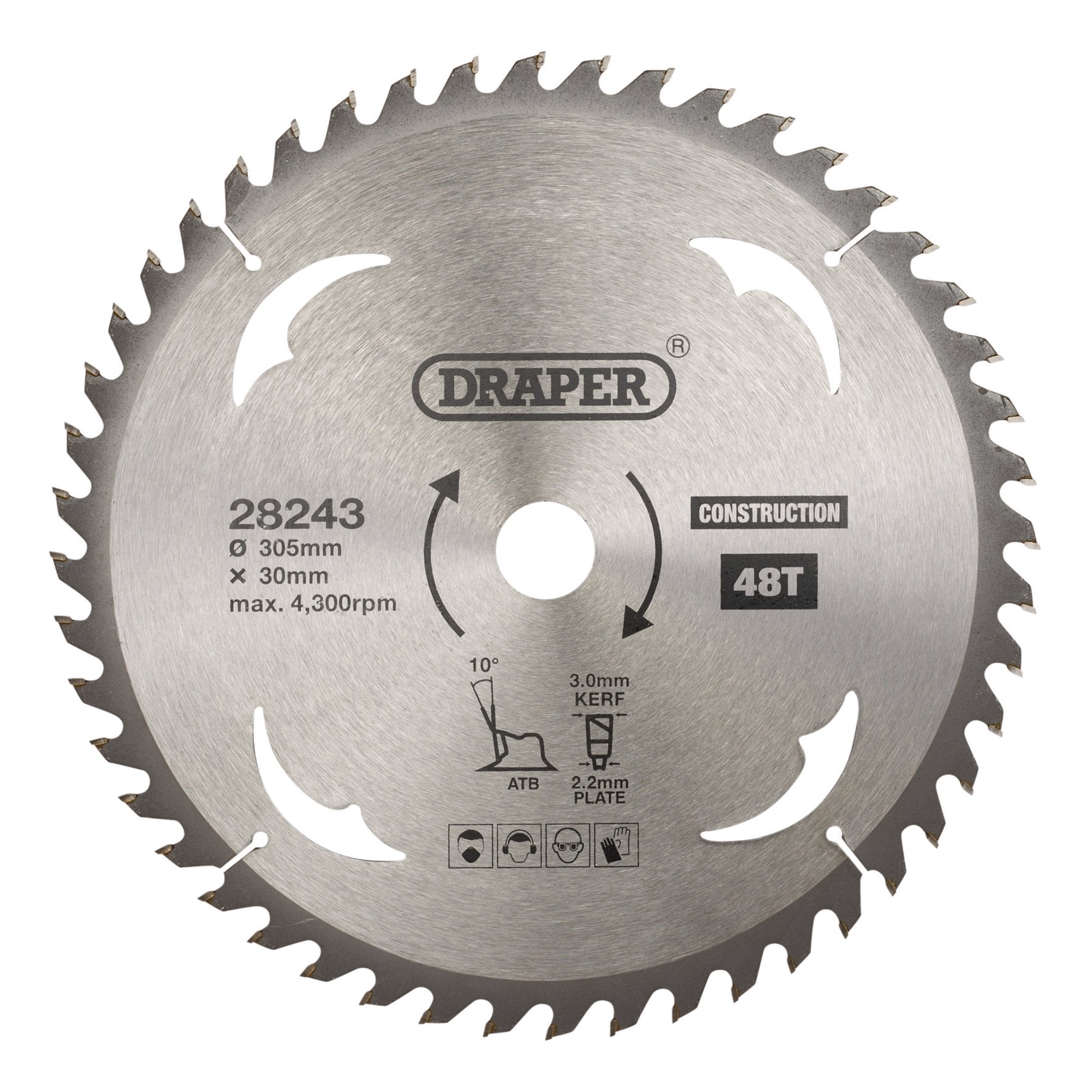 TCT-Construction-Circular-Saw-Blade,-305-x-30mm,-48T