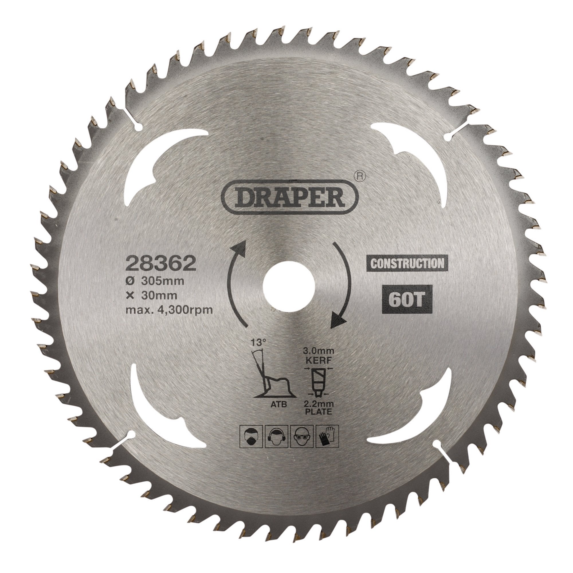 TCT-Construction-Circular-Saw-Blade,-305-x-30mm,-60T