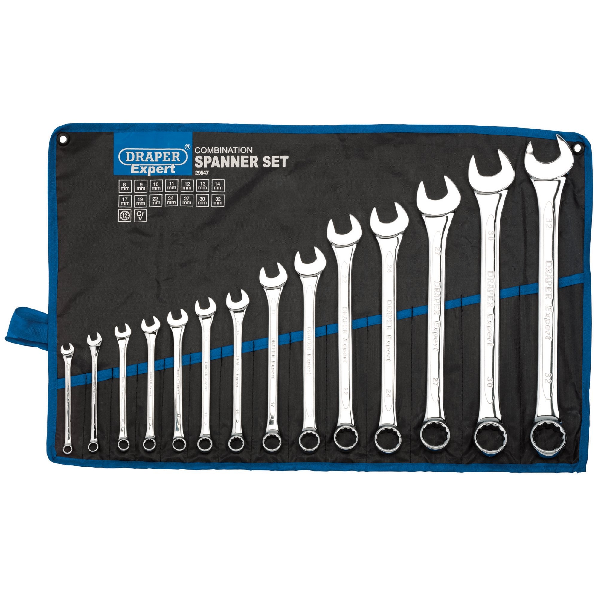 Draper-Expert-HI-TORQ®-Metric-Combination-Spanner-Set-(14-Piece)