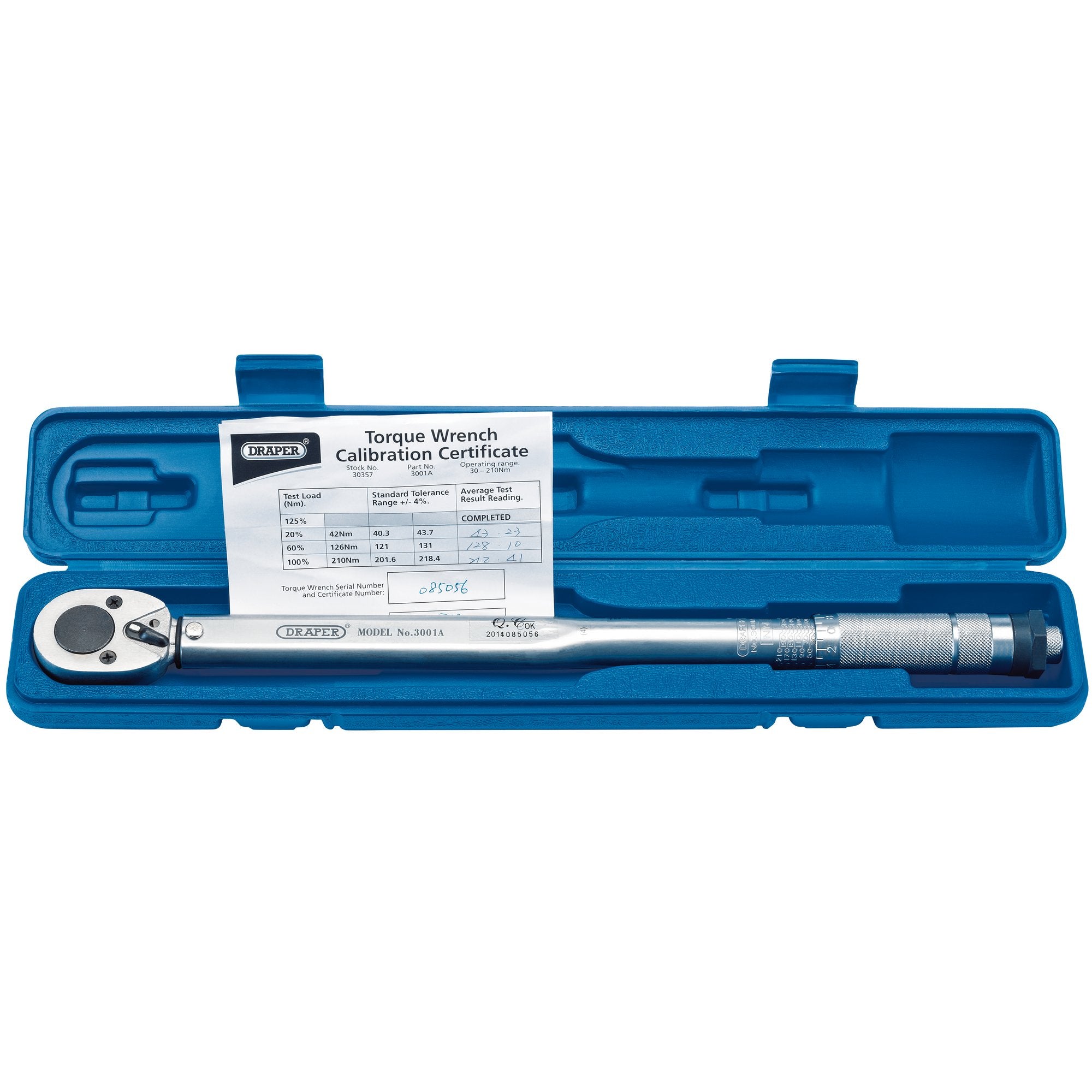 Ratchet-Torque-Wrench,-1/2"-Sq.-Dr.,-30---210Nm/22.1---154.9lb-ft