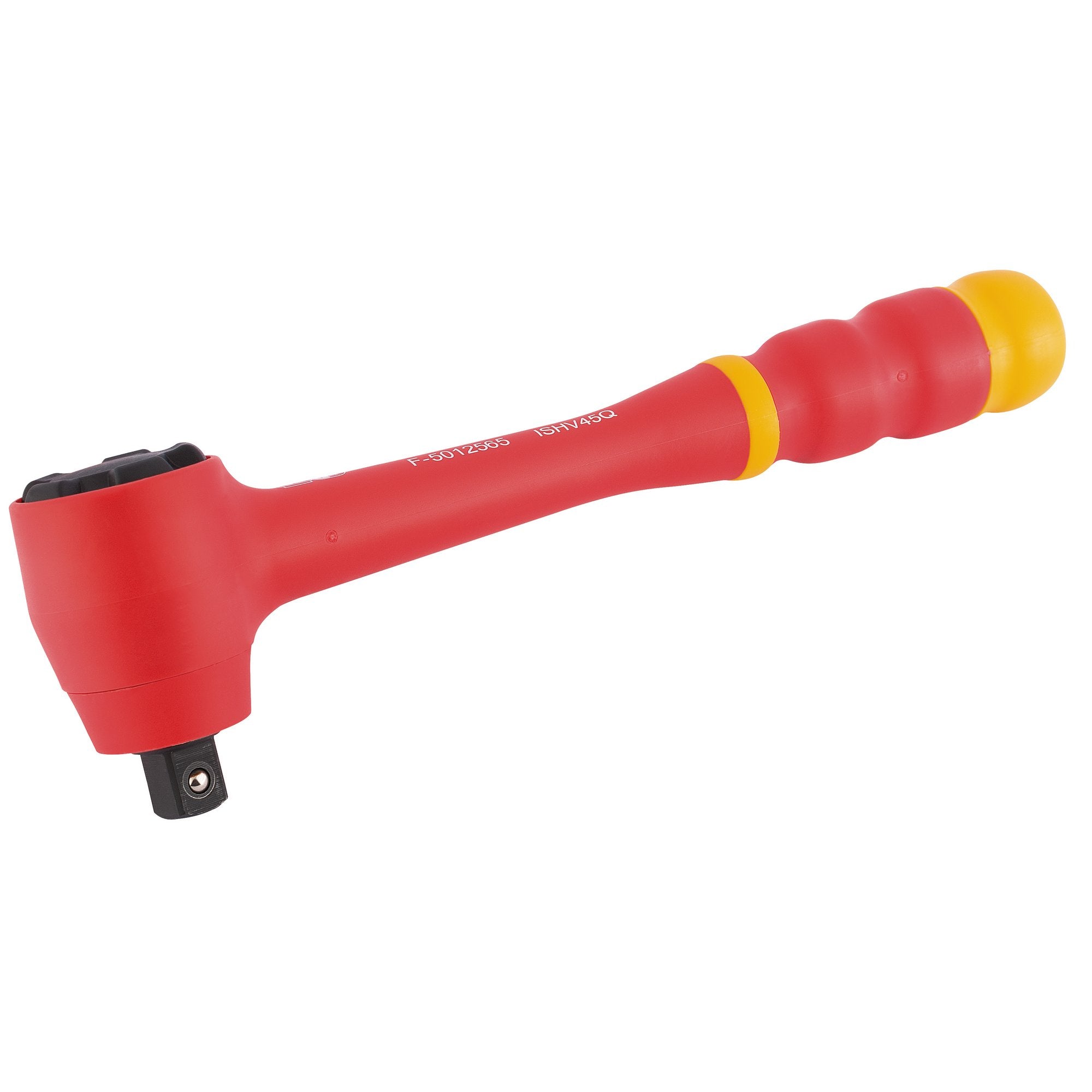 VDE-Reversible-Ratchet-with-Soft-Grip-Handle,-1/2"-Sq.-Dr.