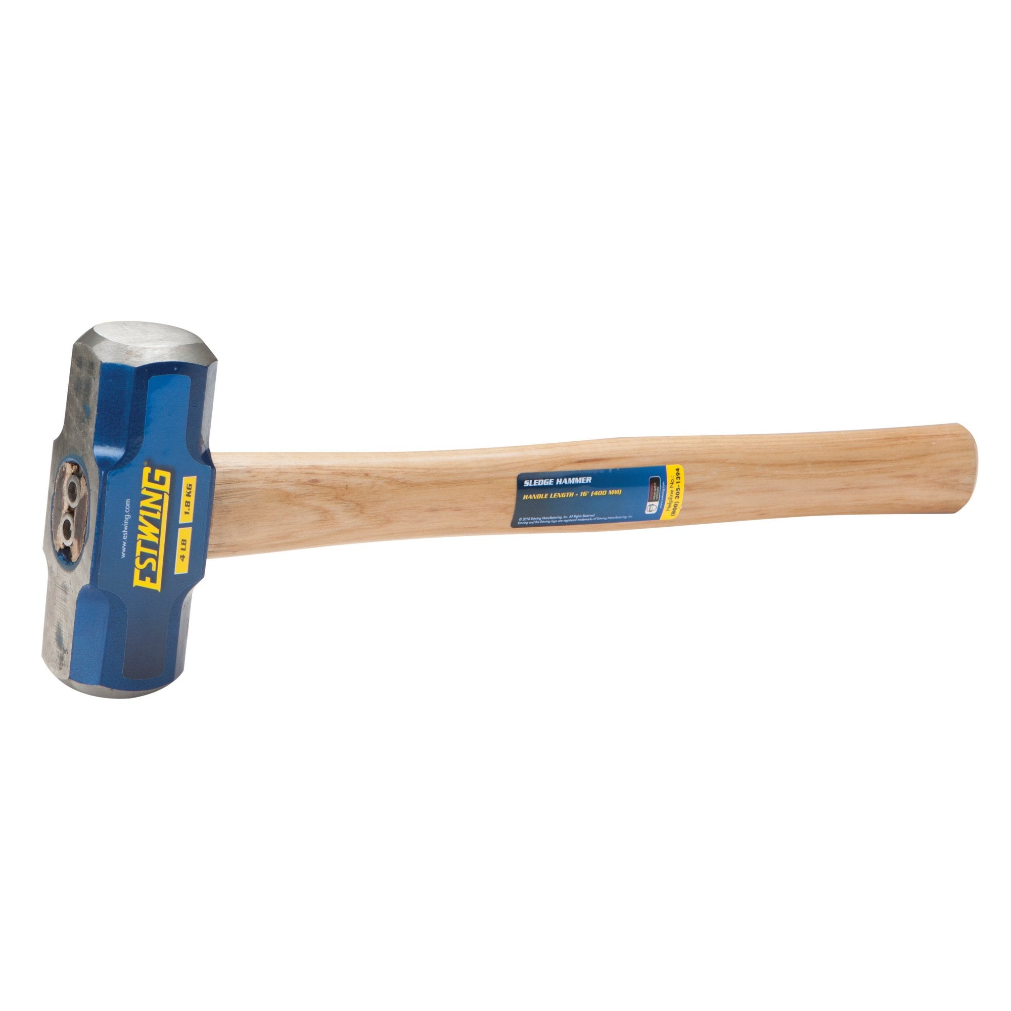 Estwing-Hickory-Shaft-Sledge-Hammer,-1.8kg/4lb