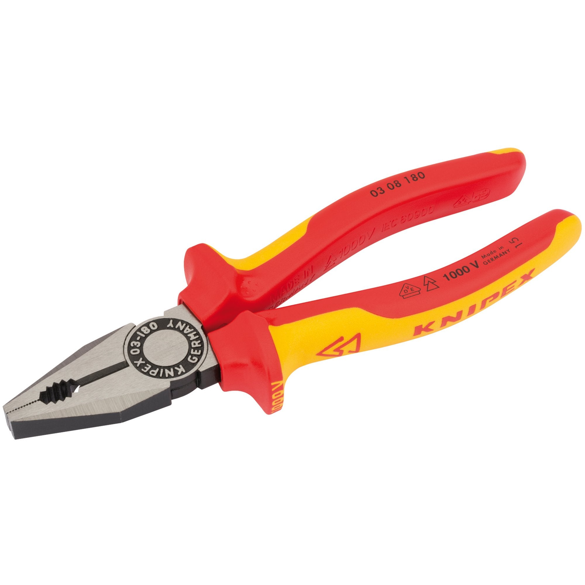 KNIPEX-03-08-180UKSBE-VDE-Fully-Insulated-Combination-Pliers,-180mm