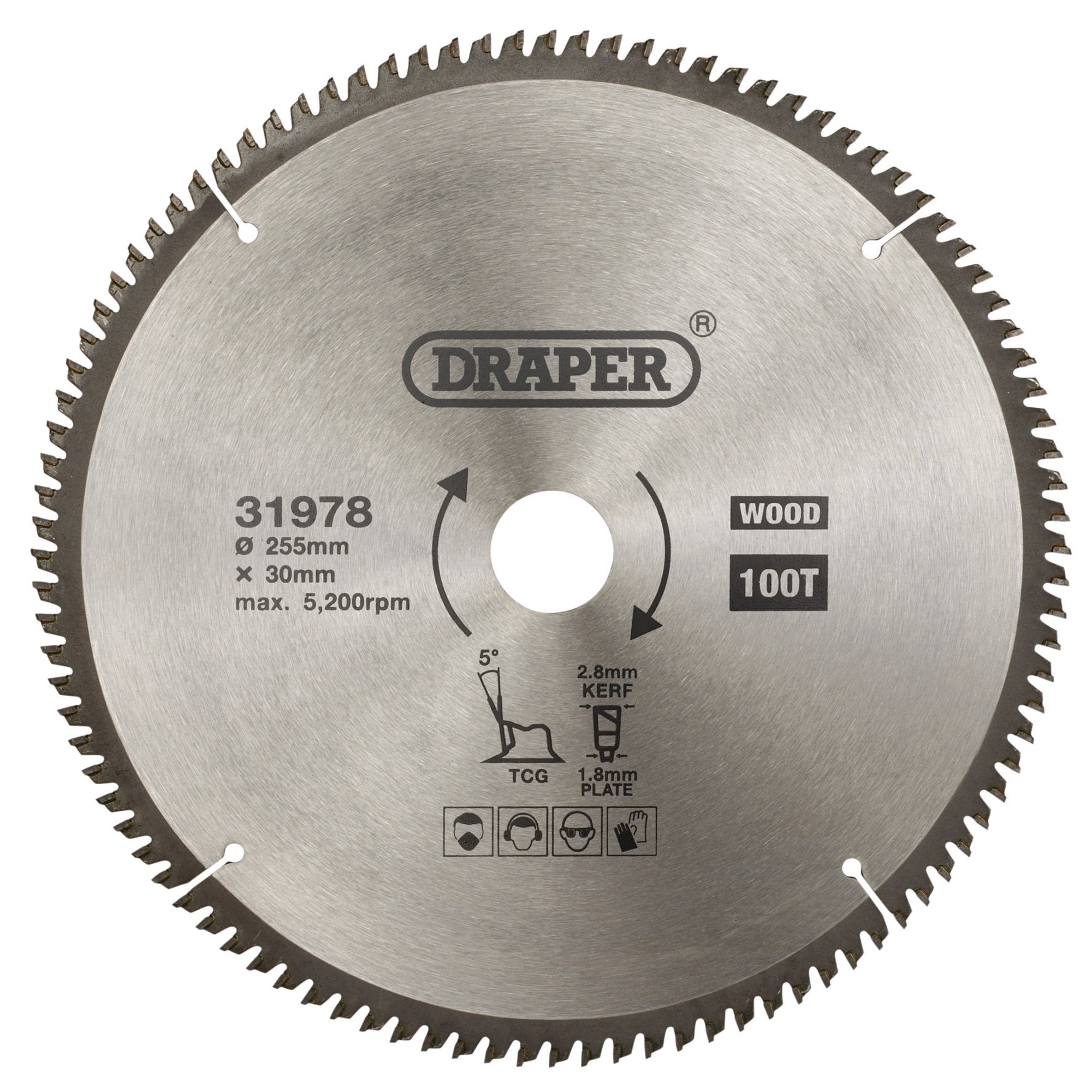 TCT-Triple-Chip-Grind-Circular-Saw-Blade,-255-x-30mm,-100T