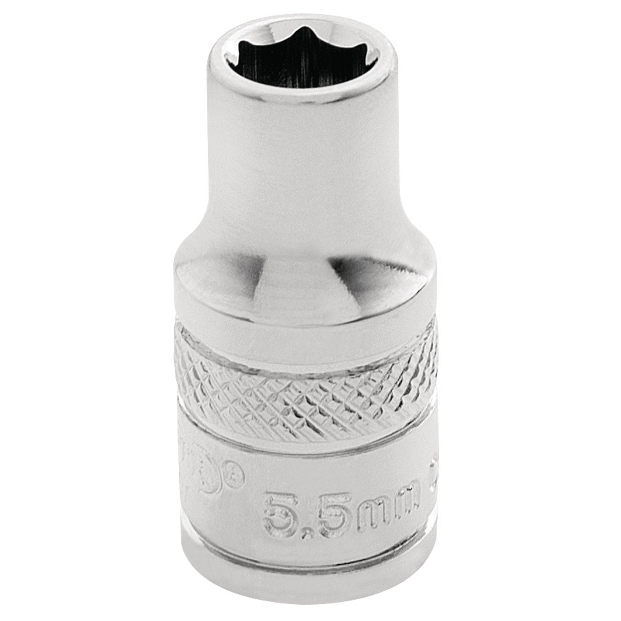 Draper-HI-TORQ®-6-Point-Socket,-1/4"-Sq.-Dr.,-5.5mm