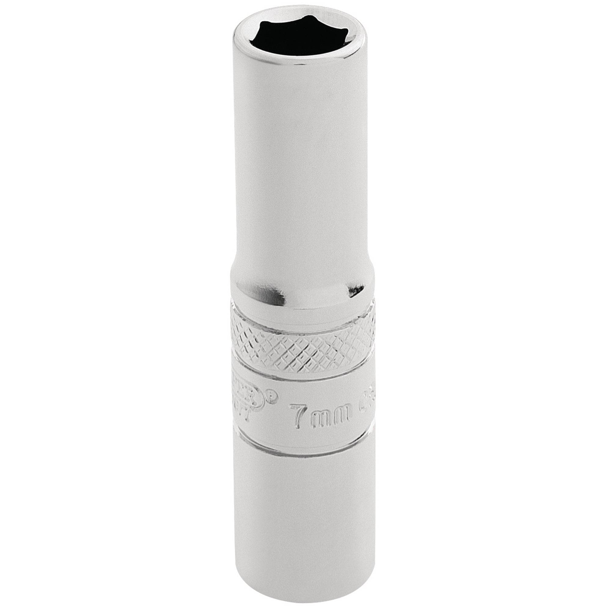 Draper-HI-TORQ®-6-Point-Deep-Socket,-1/4"-Sq.-Dr.,-7mm