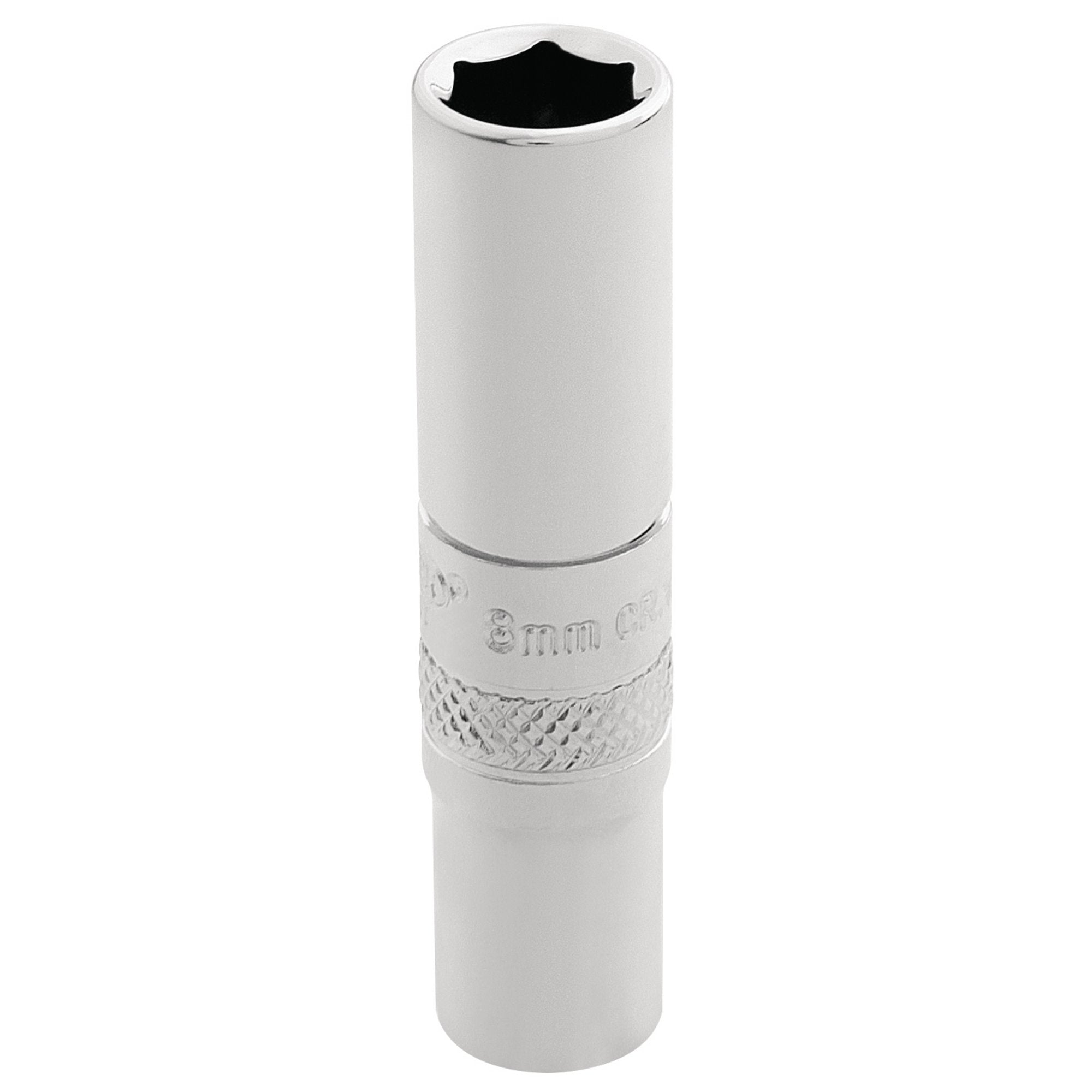 Draper-HI-TORQ®-6-Point-Deep-Socket,-1/4"-Sq.-Dr.,-8mm
