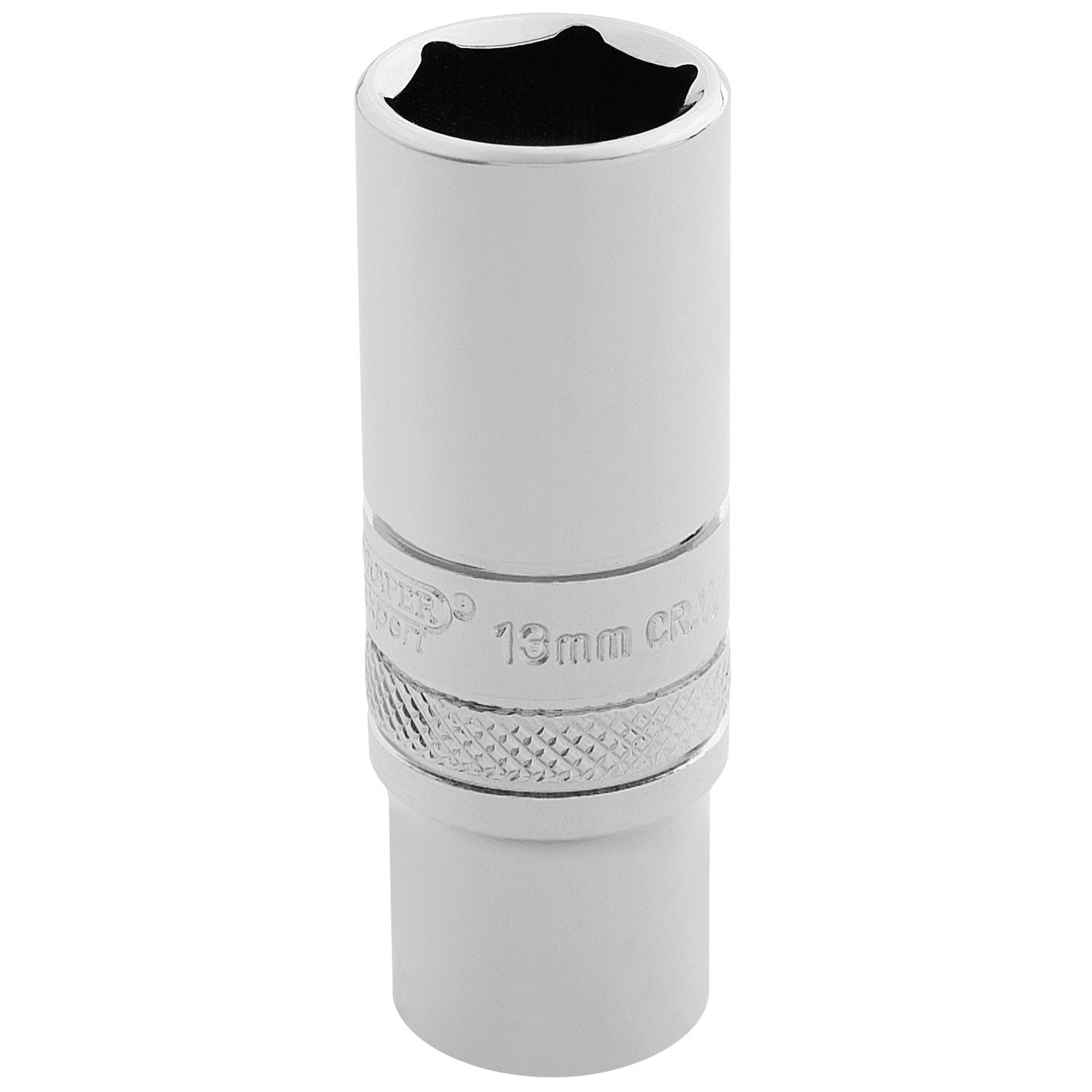 Draper-HI-TORQ®-6-Point-Deep-Socket,-1/4"-Sq.-Dr.,-13mm