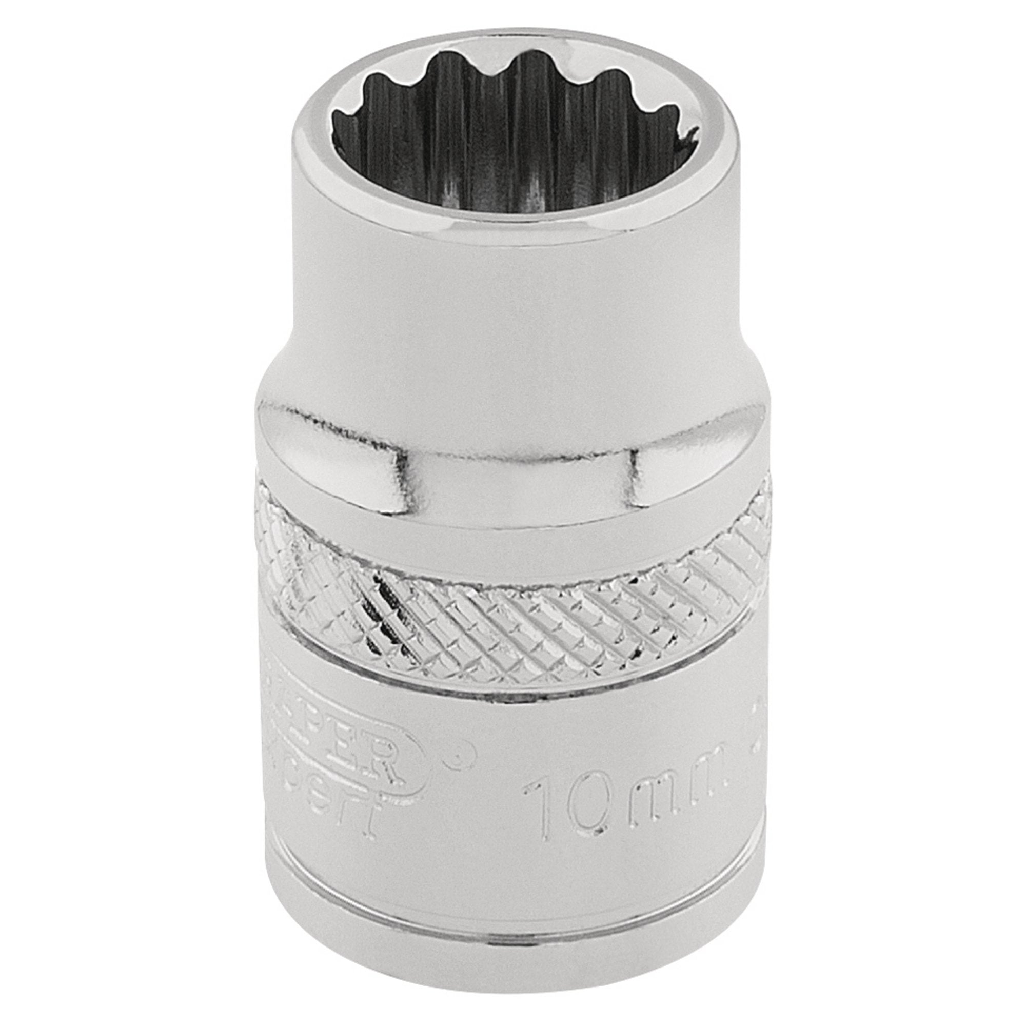 Draper-HI-TORQ®-12-Point-Socket,-3/8"-Sq.-Dr.,-10mm