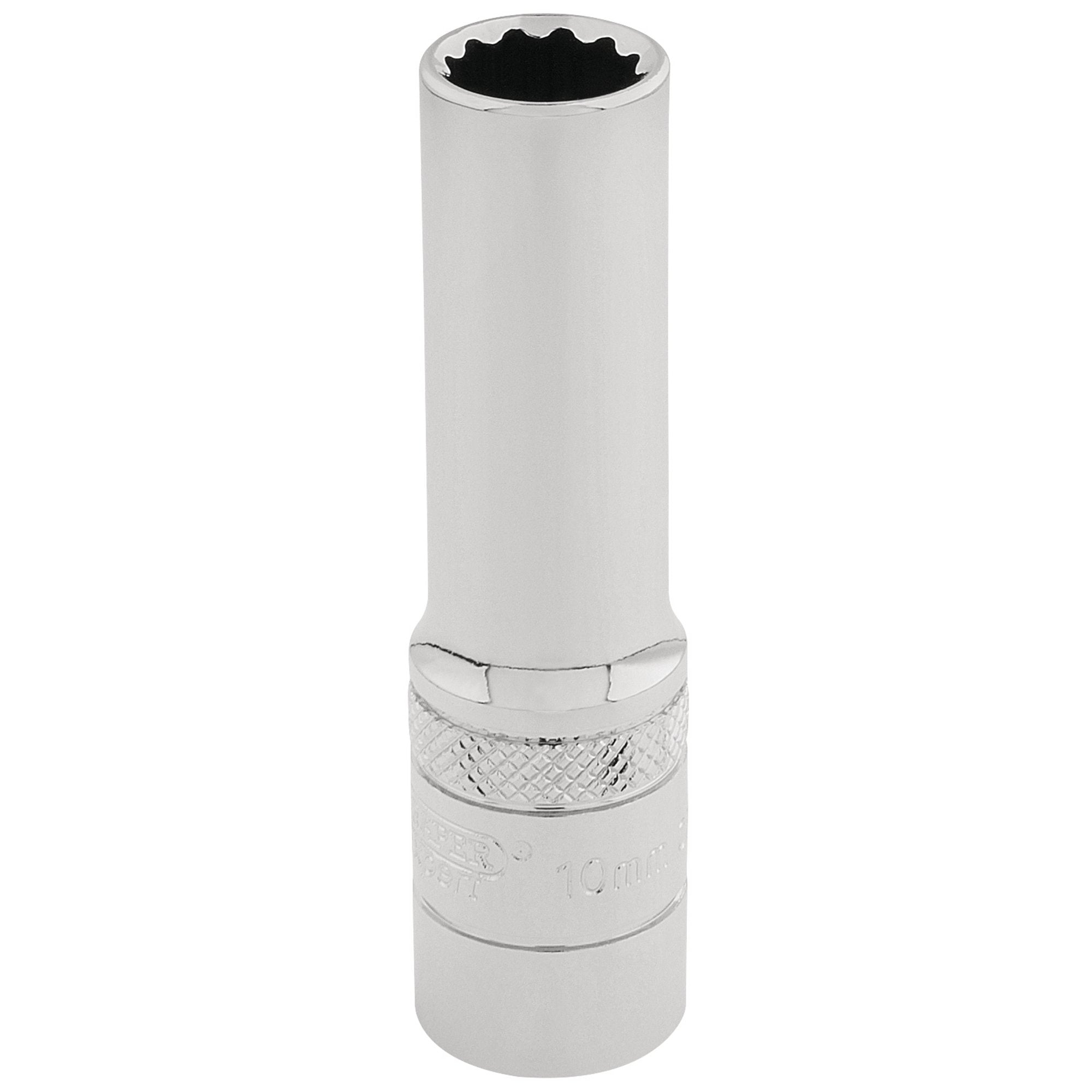 Draper-HI-TORQ®-12-Point-Deep-Socket,-3/8"-Sq.-Dr.,-10mm