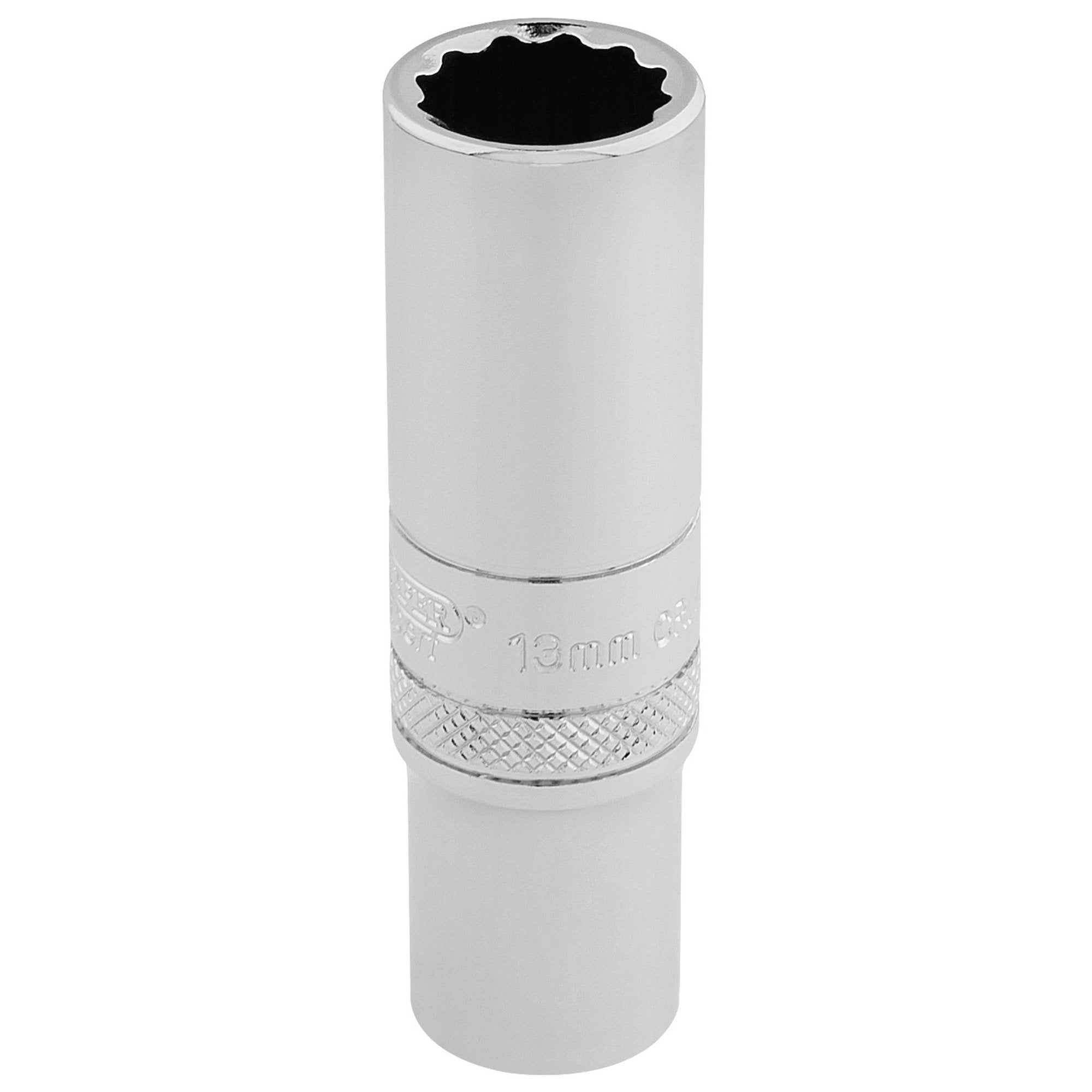 Draper-HI-TORQ®-12-Point-Deep-Socket,-3/8"-Sq.-Dr.,-13mm