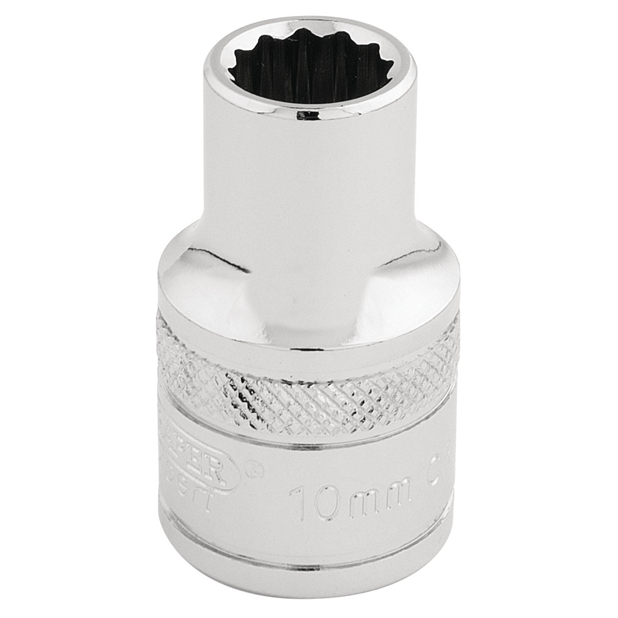 Draper-HI-TORQ®-12-Point-Socket,-1/2"-Sq.-Dr.,-10mm
