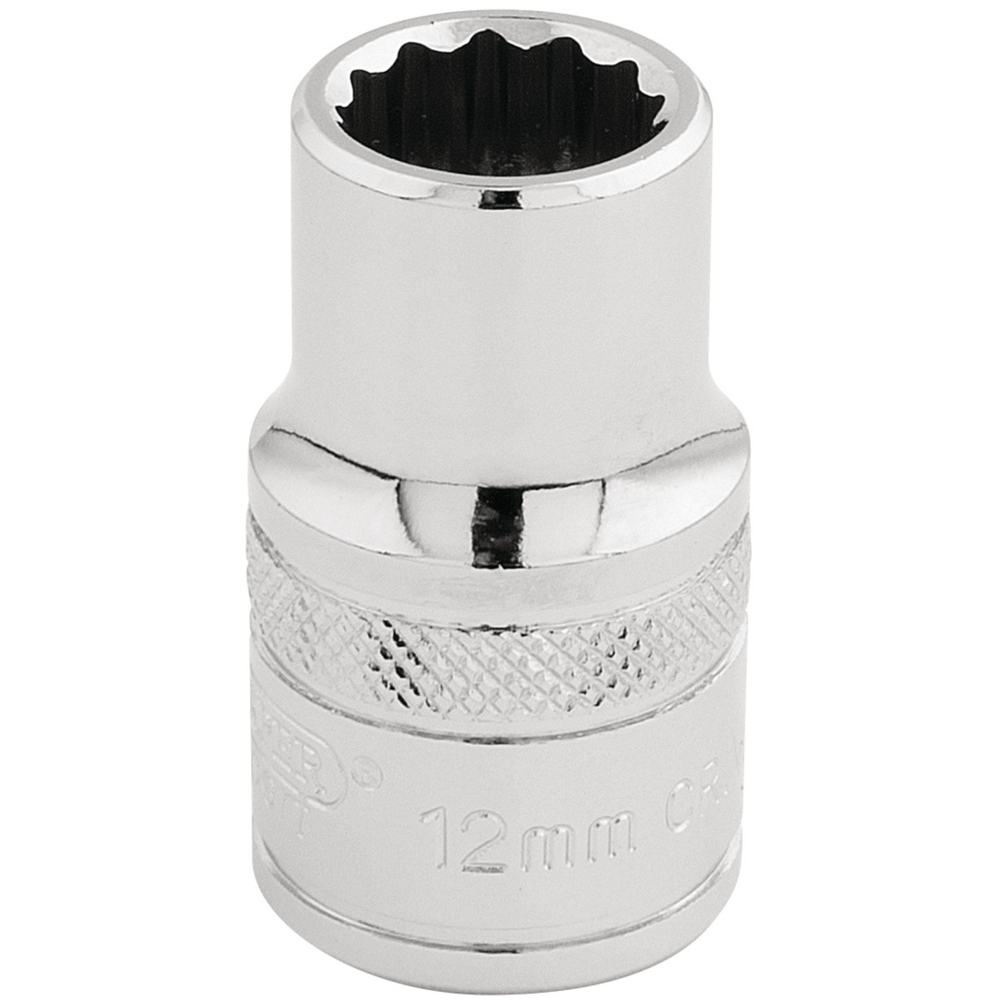 Draper-HI-TORQ®-12-Point-Socket,-1/2"-Sq.-Dr.,-12mm