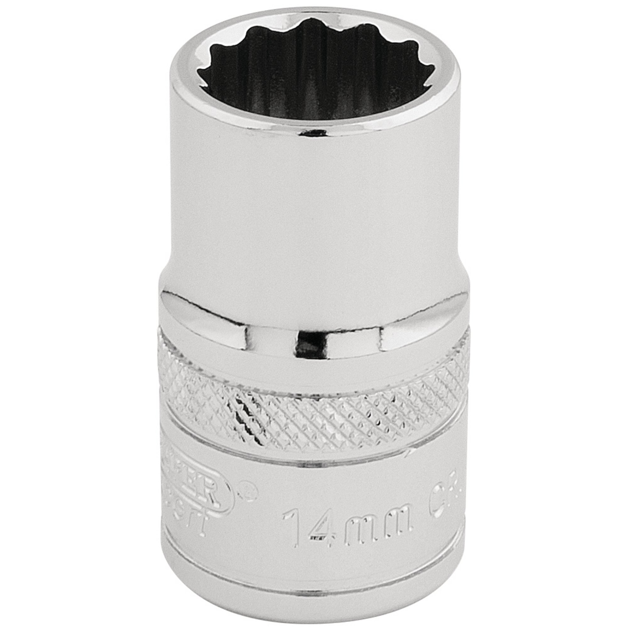 Draper-HI-TORQ®-12-Point-Socket,-1/2"-Sq.-Dr.,-14mm