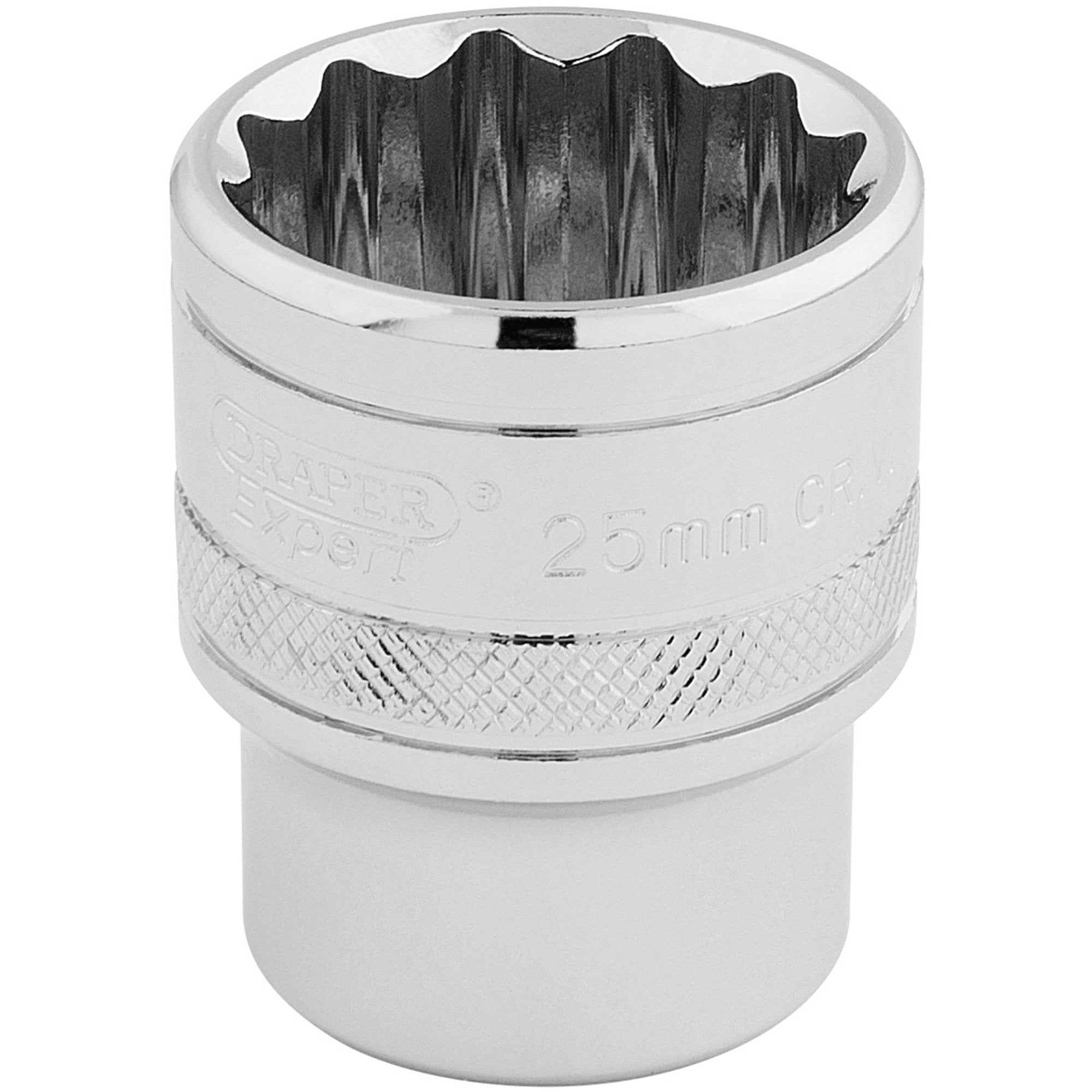 Draper-HI-TORQ®-12-Point-Socket,-1/2"-Sq.-Dr.,-25mm
