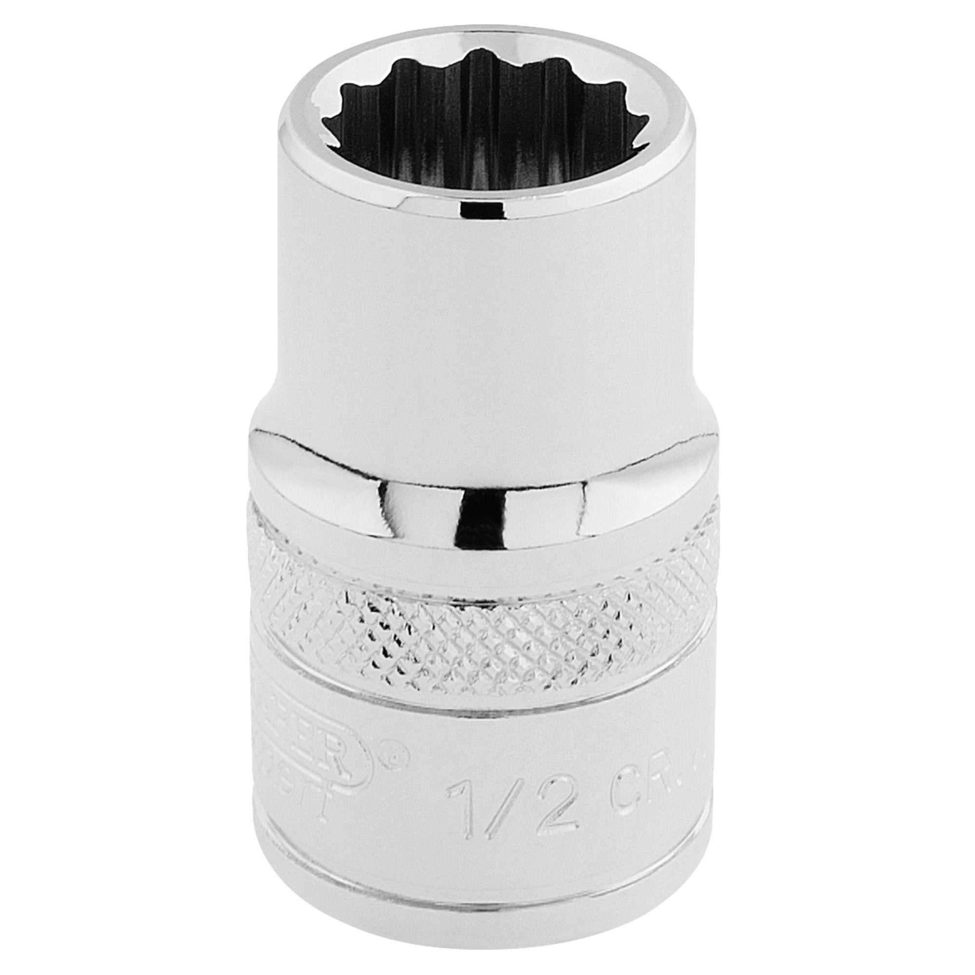 Draper-HI-TORQ®-12-Point-Socket,-1/2"-Sq.-Dr.,-1/2"