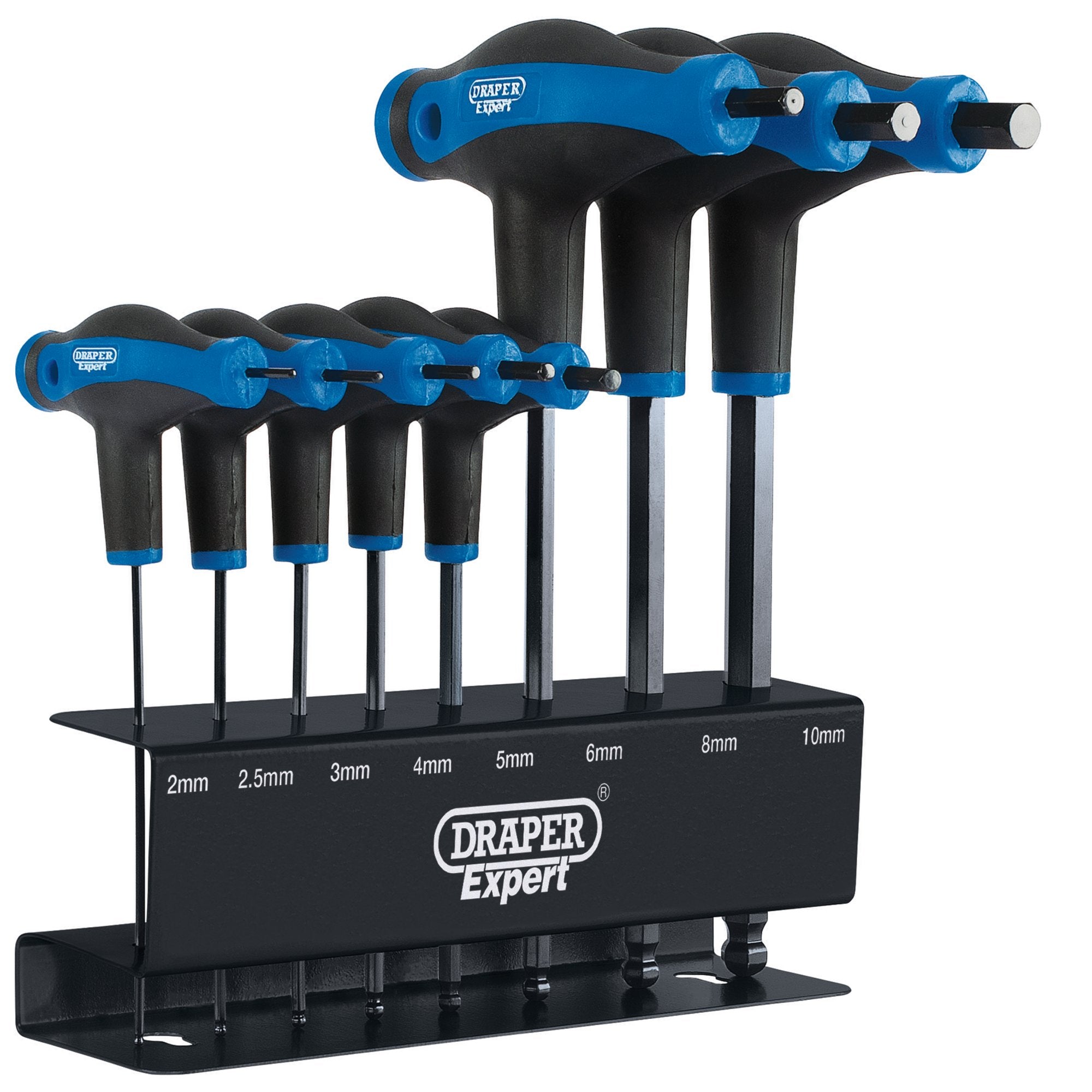 Draper-Expert-Soft-Grip-Metric-Hex-&-Ball-End-T-Handle-Key-Set-(8-Piece)