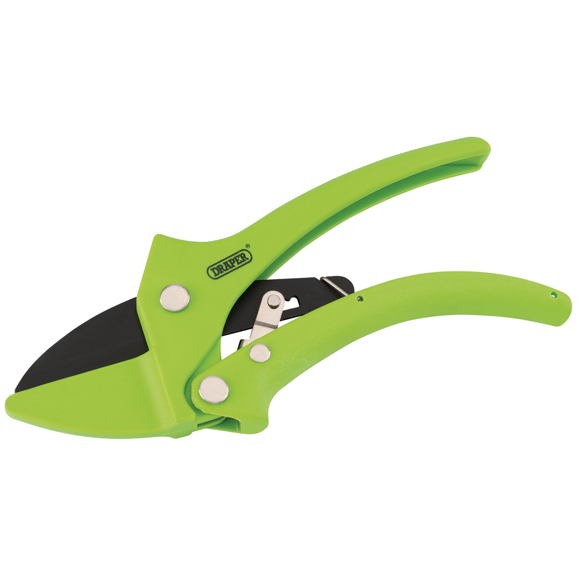 Ratchet-Action-Anvil-Pattern-Secateurs,-190mm