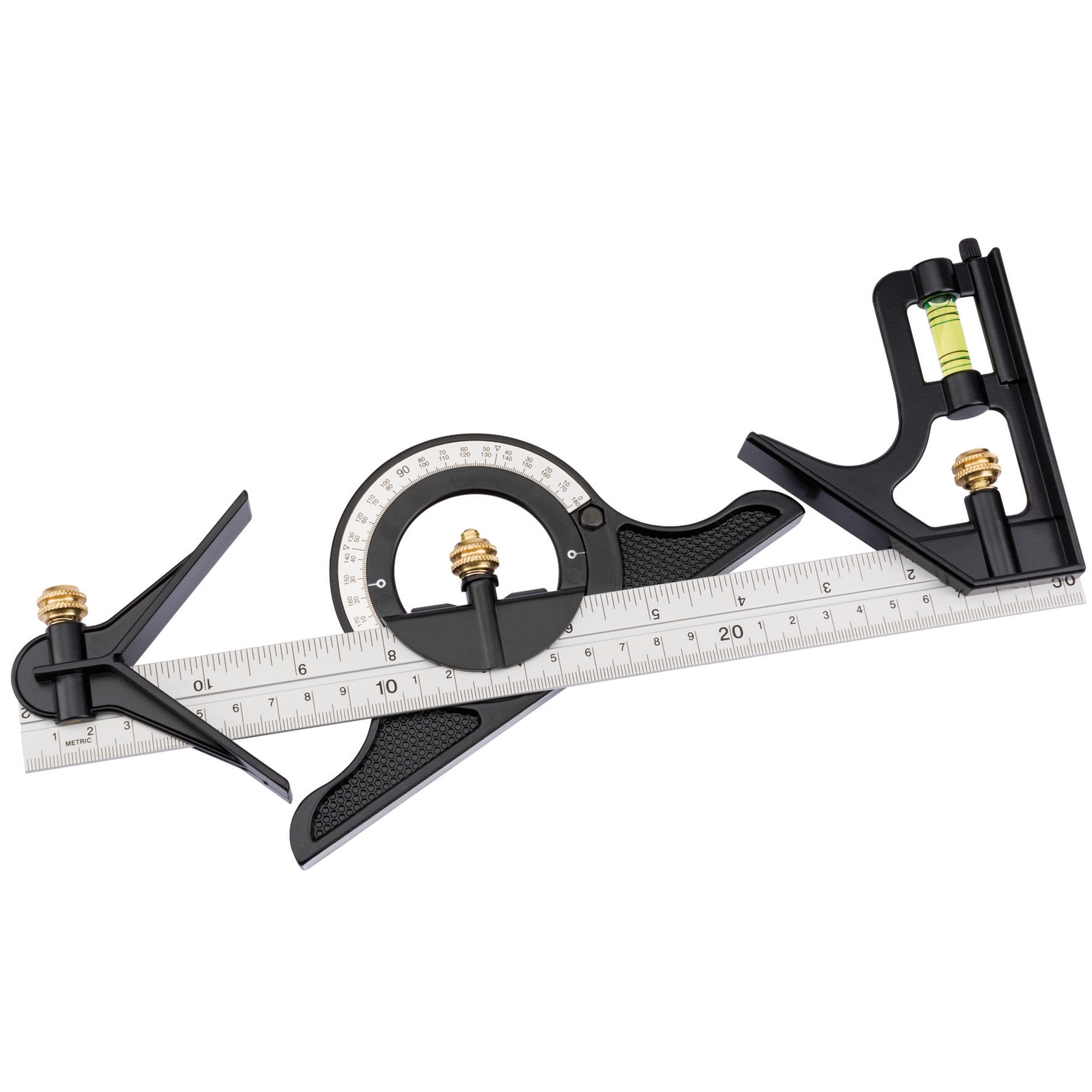 Combination-Square-with-Centre-Head-and-Protractor,-300mm