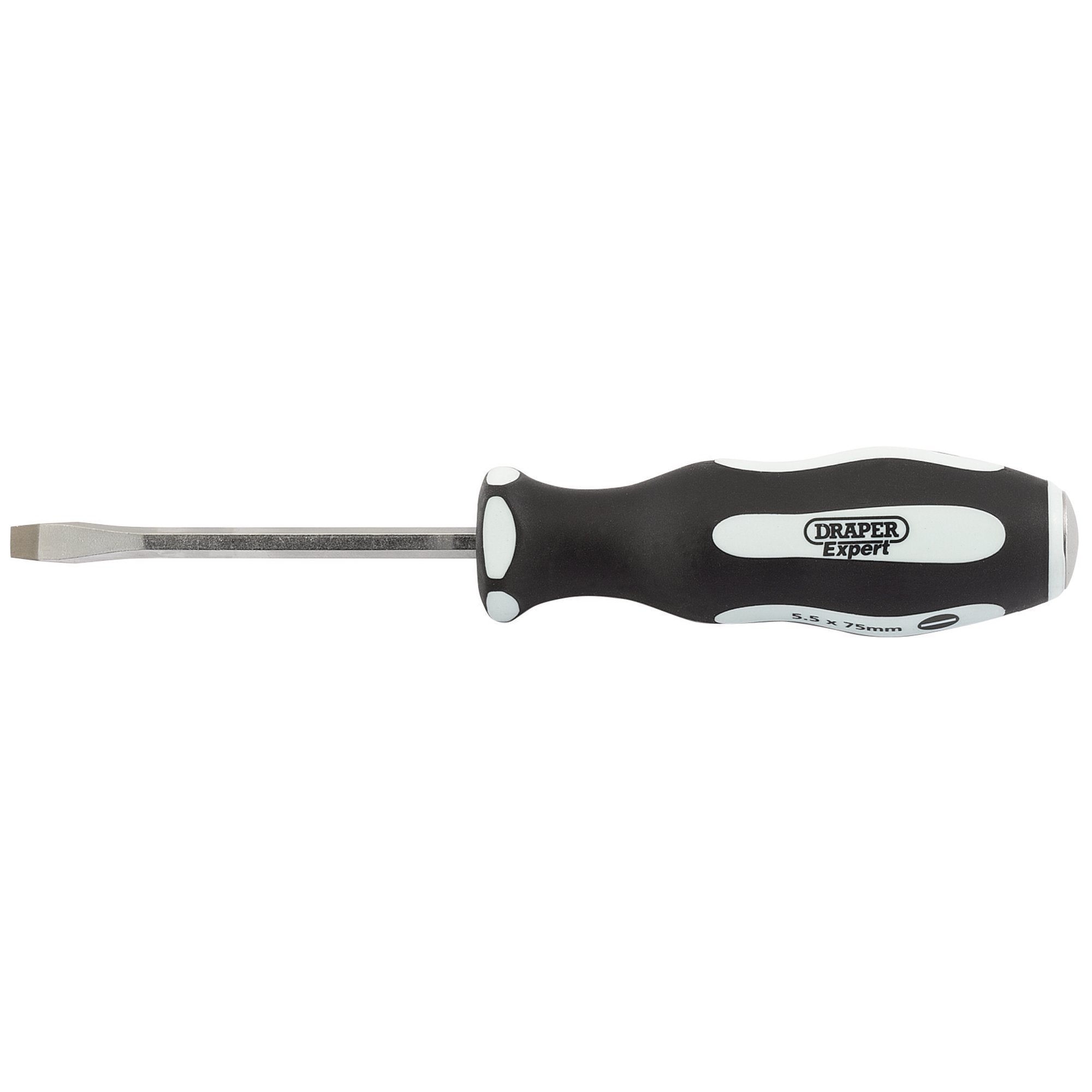Pound-Thru'-Plain-Slot-Soft-Grip-Screwdriver,-5.5-x-75mm
