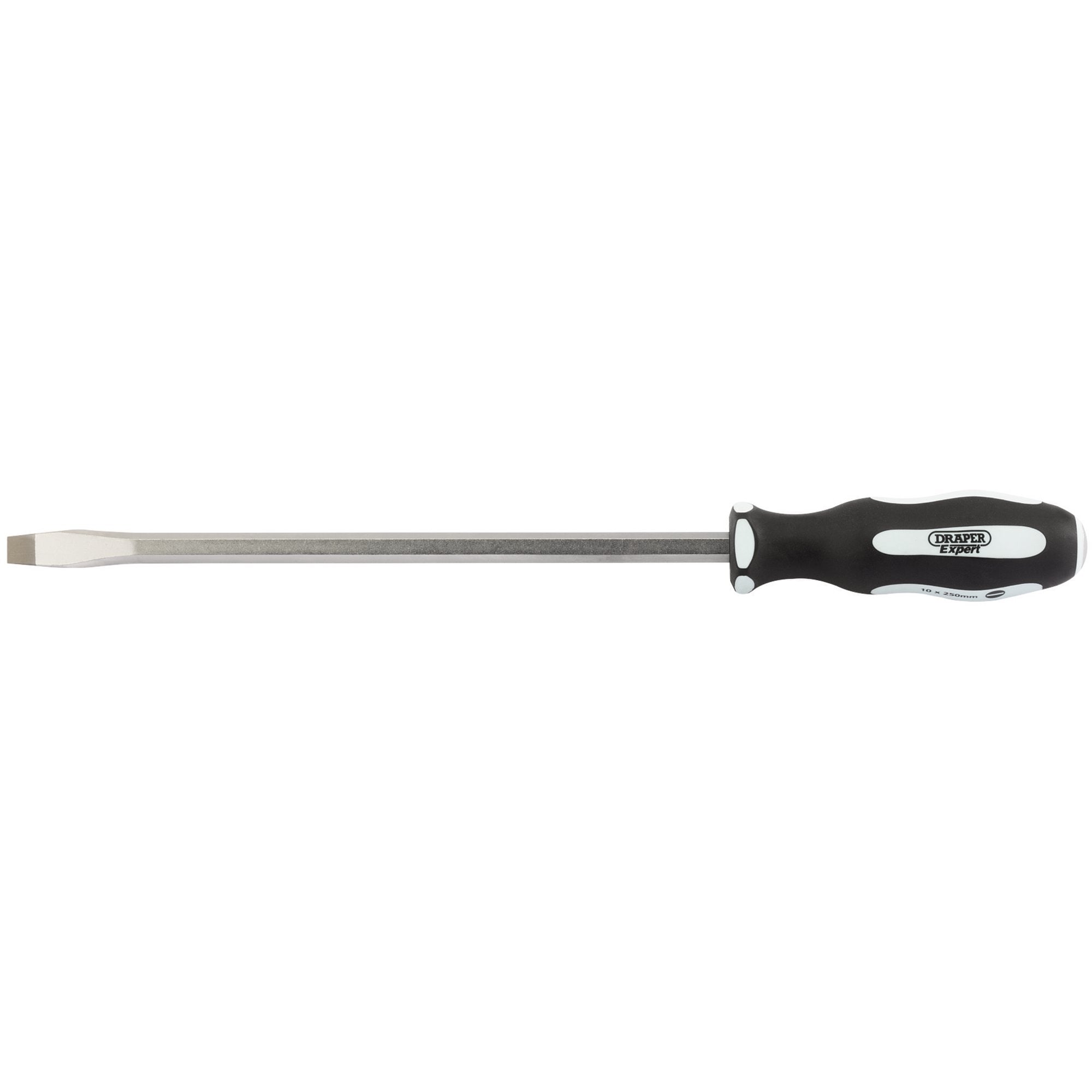 Pound-Thru'-Plain-Slot-Soft-Grip-Screwdriver,-10-x-250mm