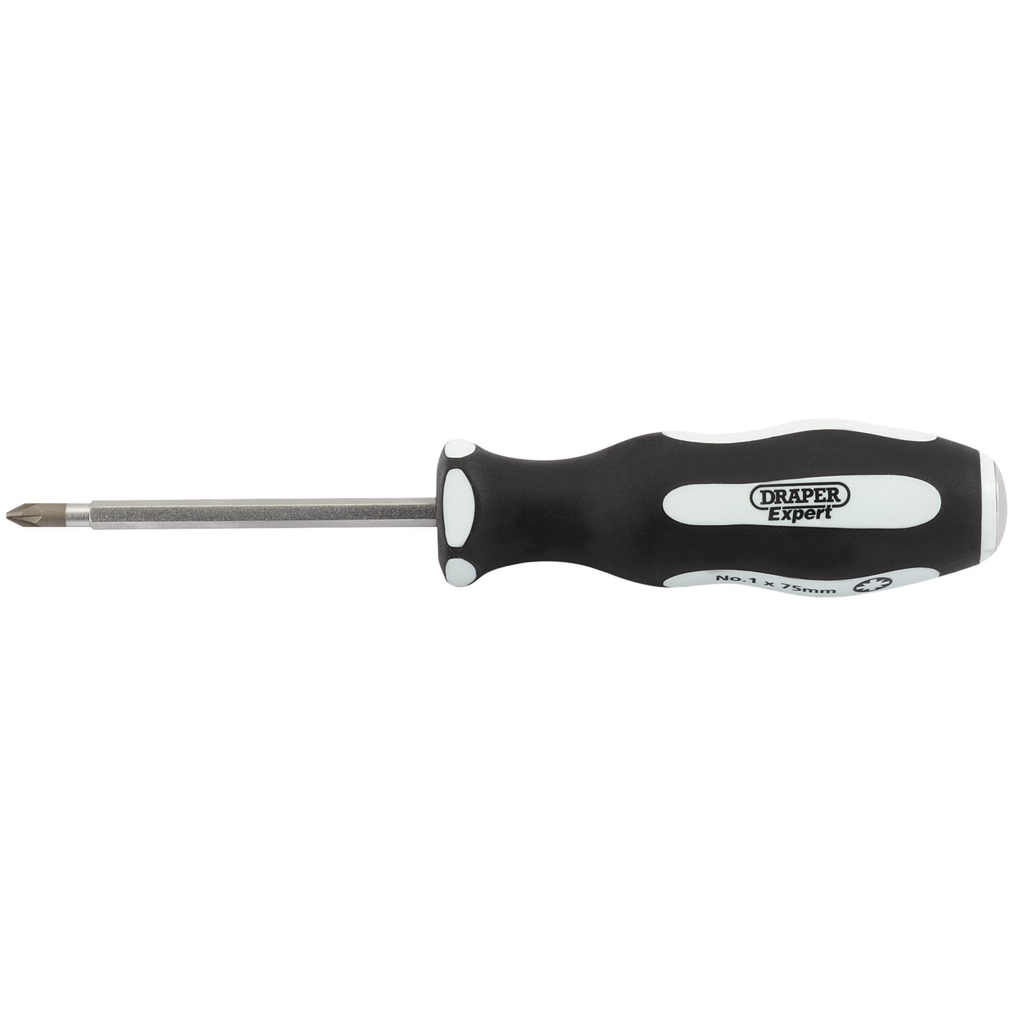 Pound-Thru'-PZ-TYPE-Soft-Grip-Screwdriver,-No.1-x-75mm