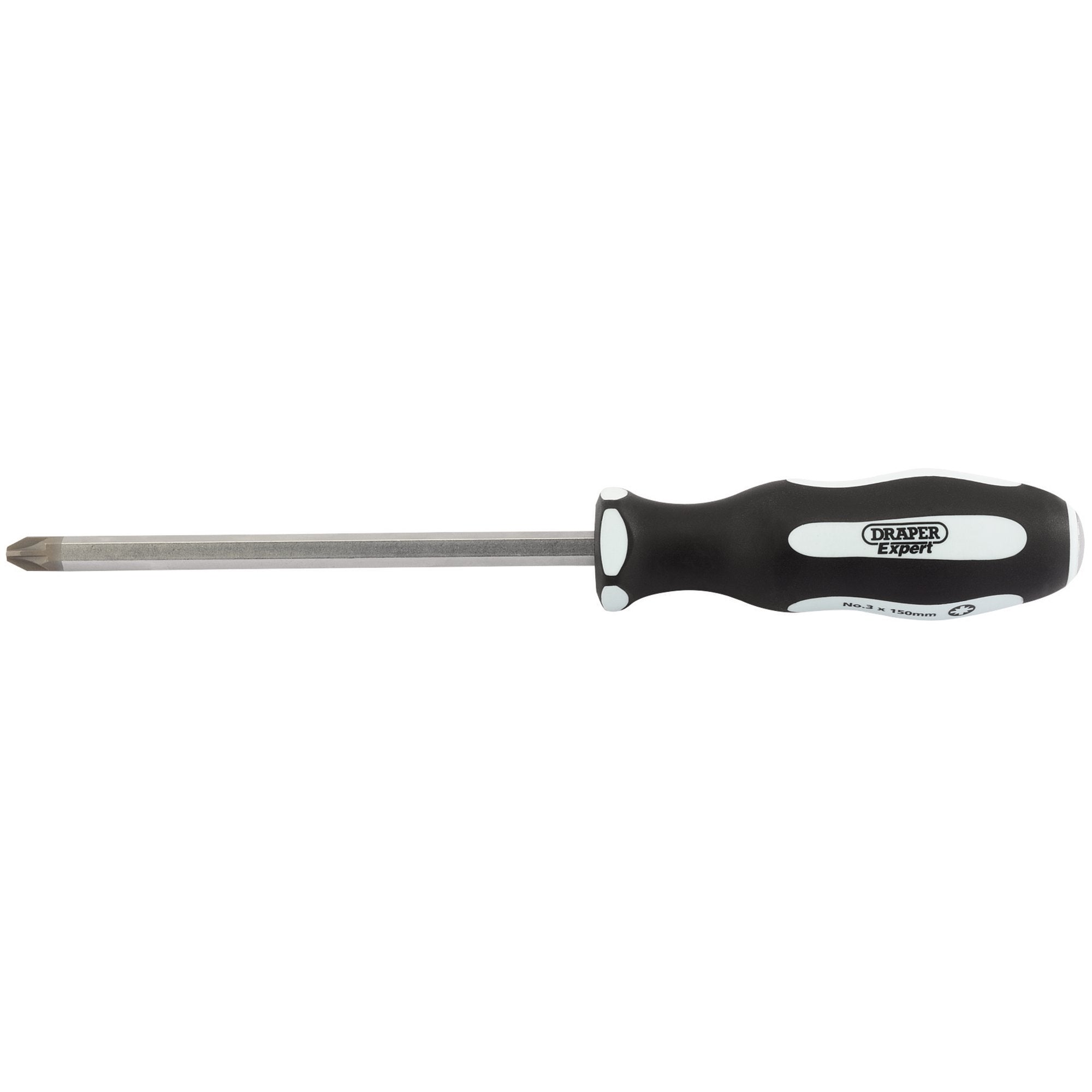 Pound-Thru'-PZ-TYPE-Soft-Grip-Screwdriver,-No.3-x-150mm