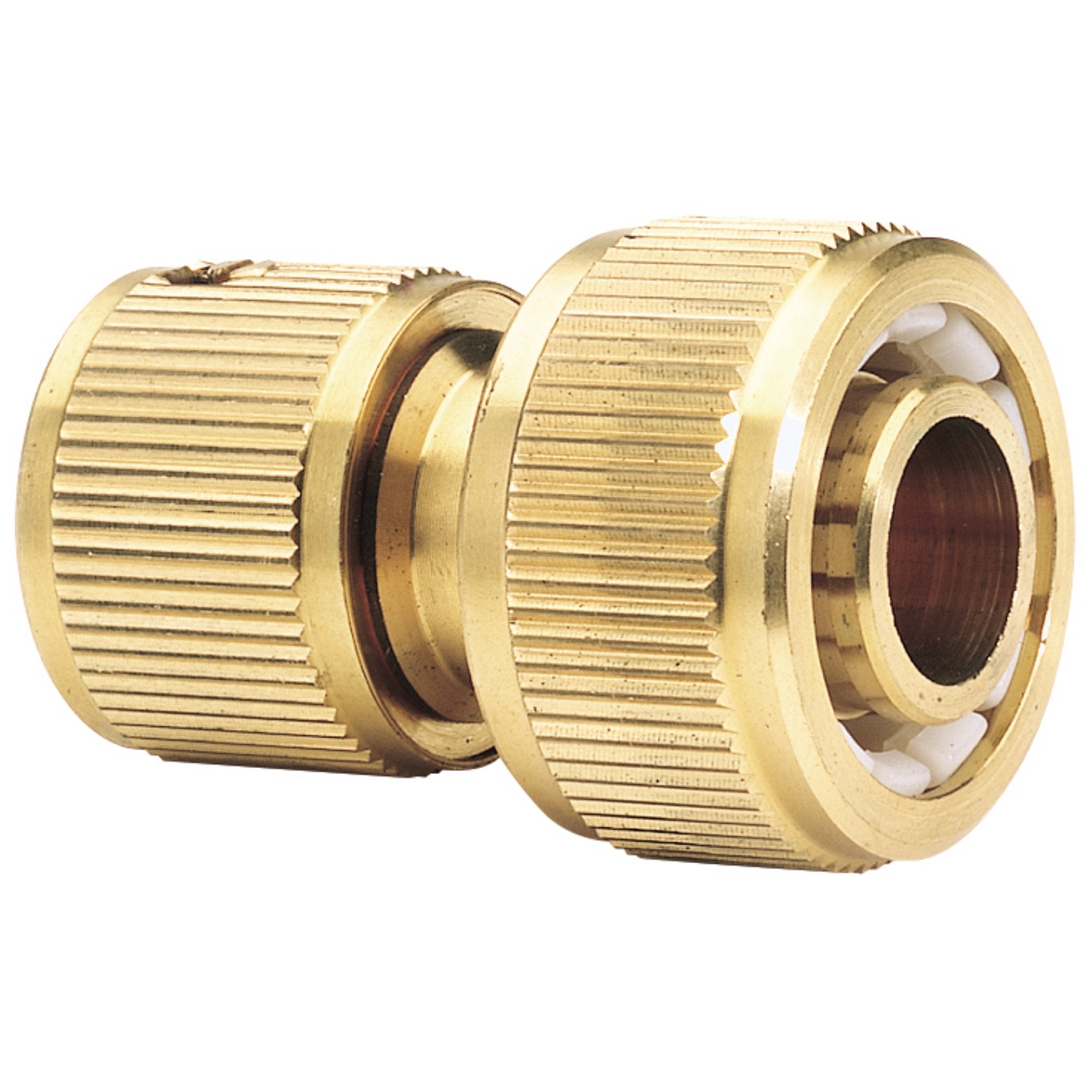 Brass-Garden-Hose-Connector,-3/4"