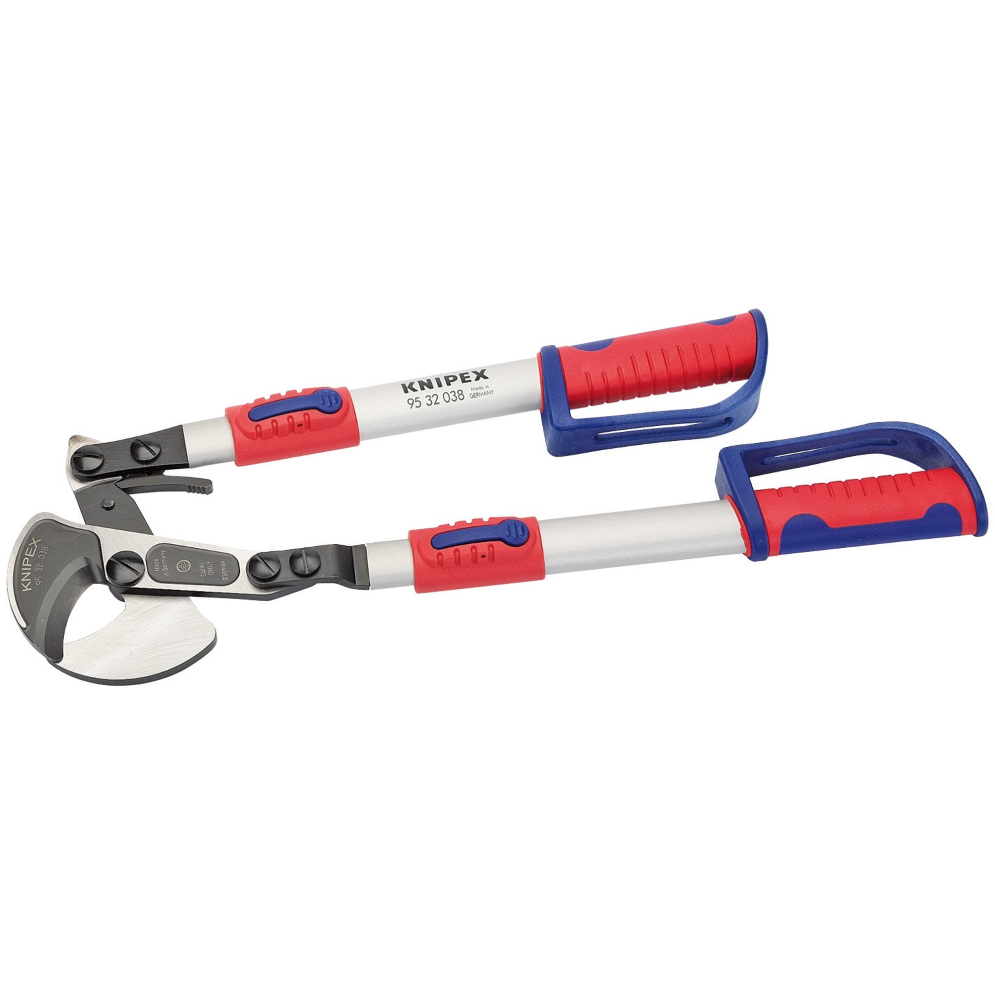 KNIPEX-95-32-038-Ratchet-Action-Telescopic-Cable-Shears