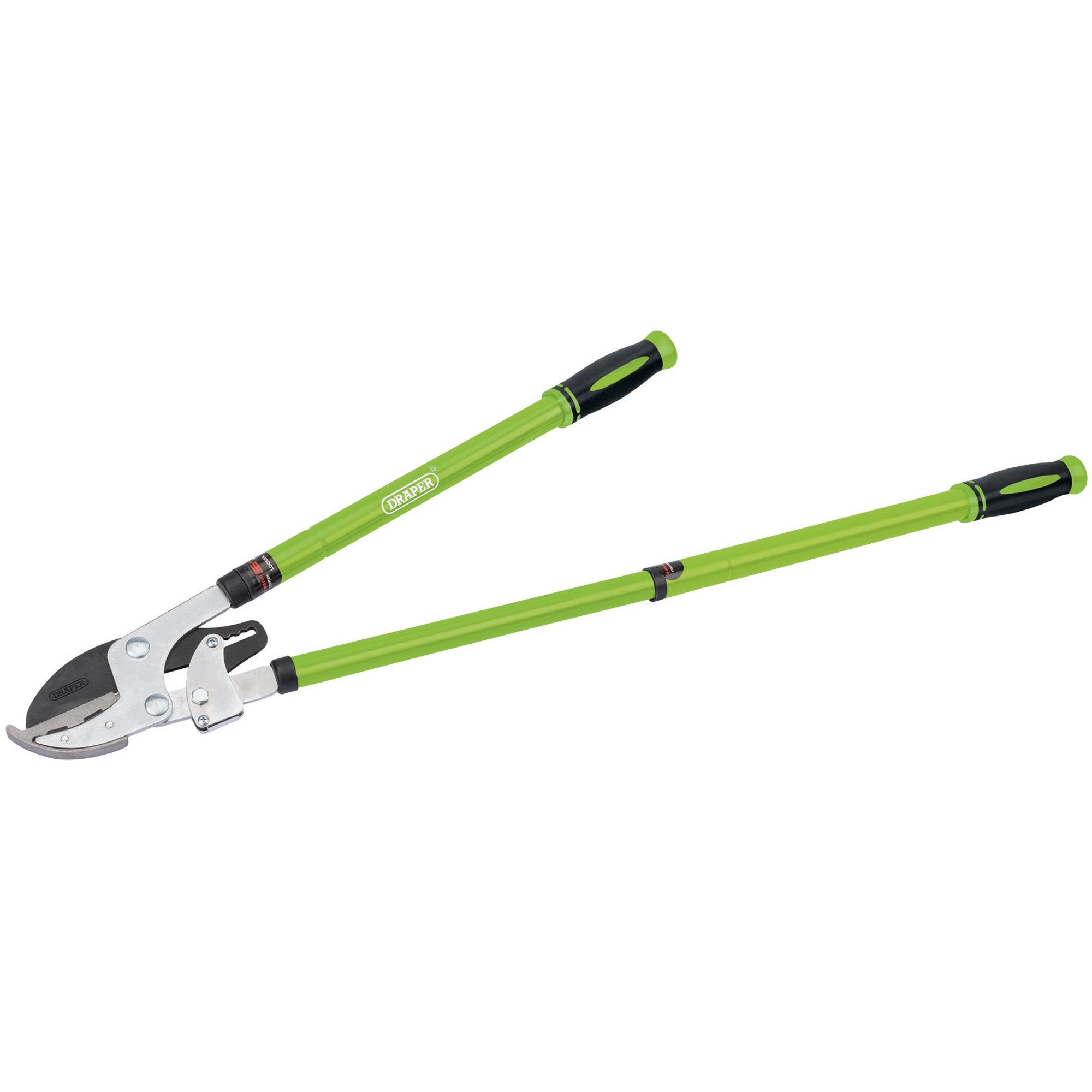 Telescopic-Ratchet-Action-Anvil-Loppers-with-Steel-Handles
