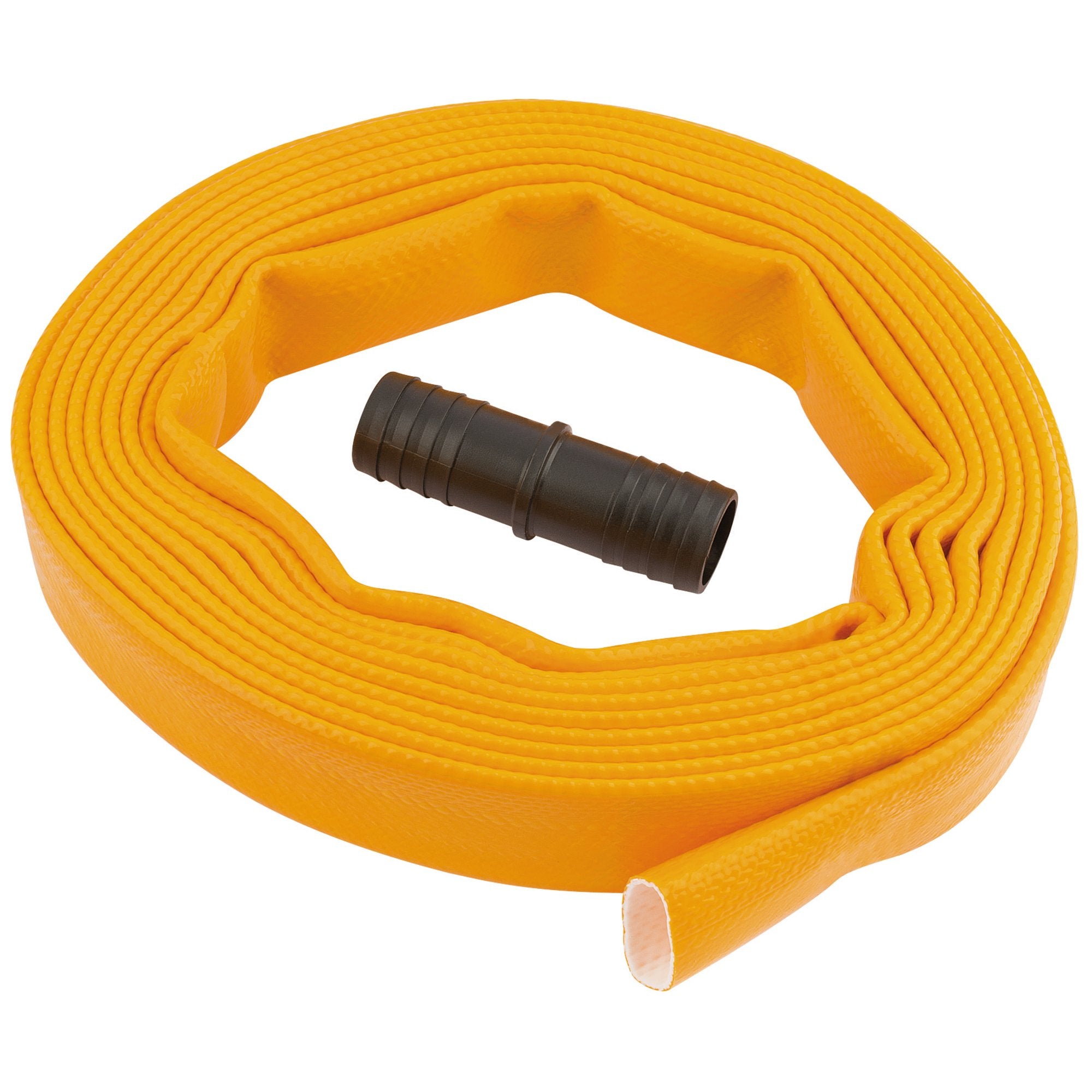Layflat-Hose-with-Adaptor,-5m-x-25mm
