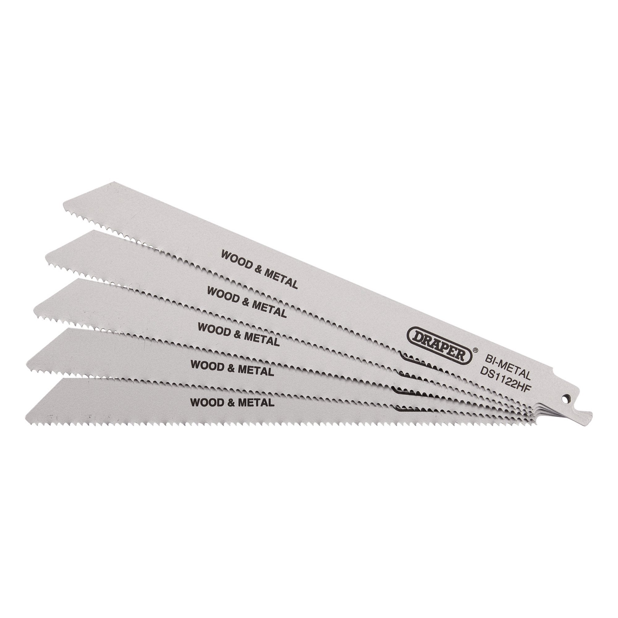 Bi-metal-Reciprocating-Saw-Blades-for-Multi-Purpose-Cutting,-225mm,-10tpi-(Pack-of-5)