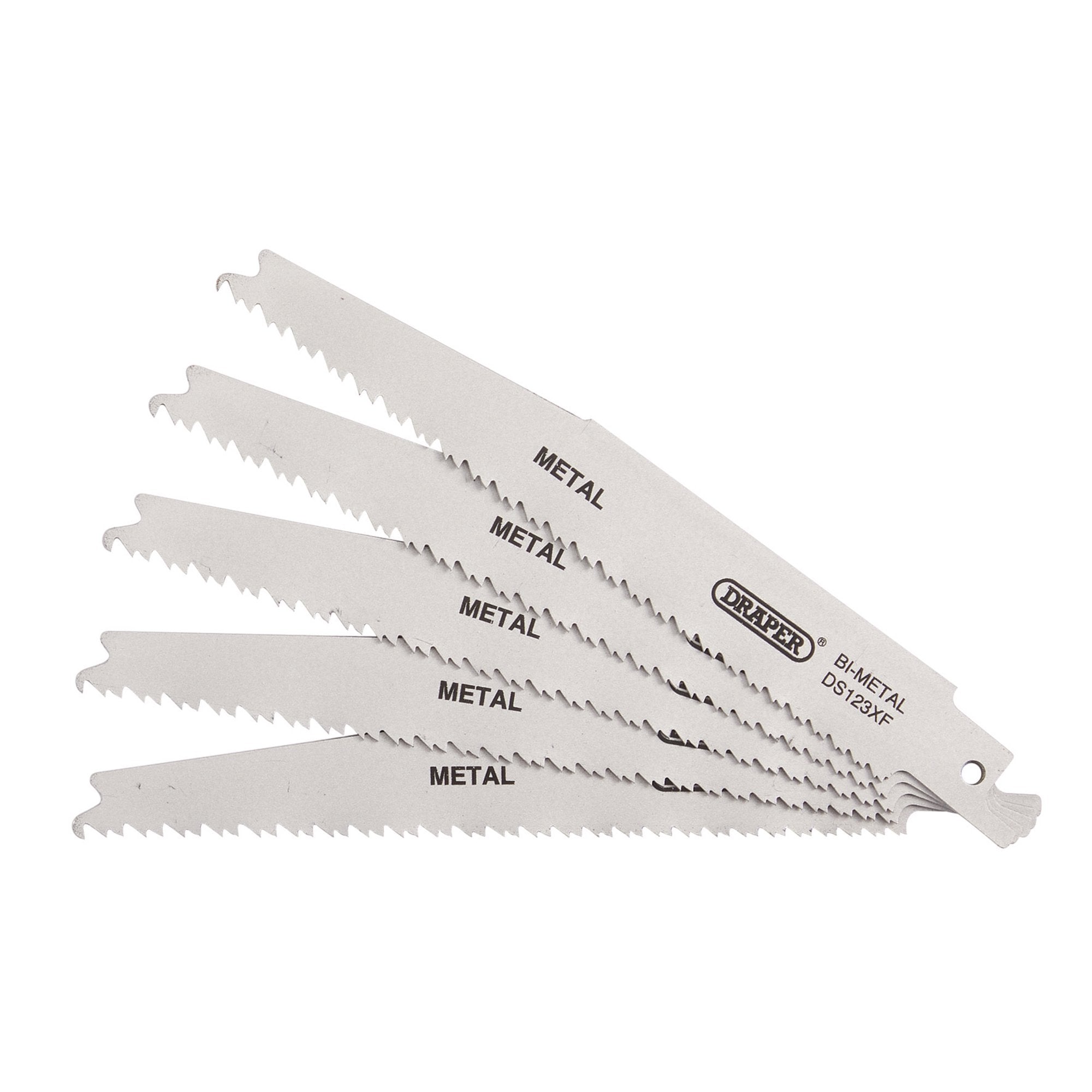 Bi-metal-Reciprocating-Saw-Blades-for-Metal-Cutting,-150mm,-8-14tpi-(Pack-of-5)