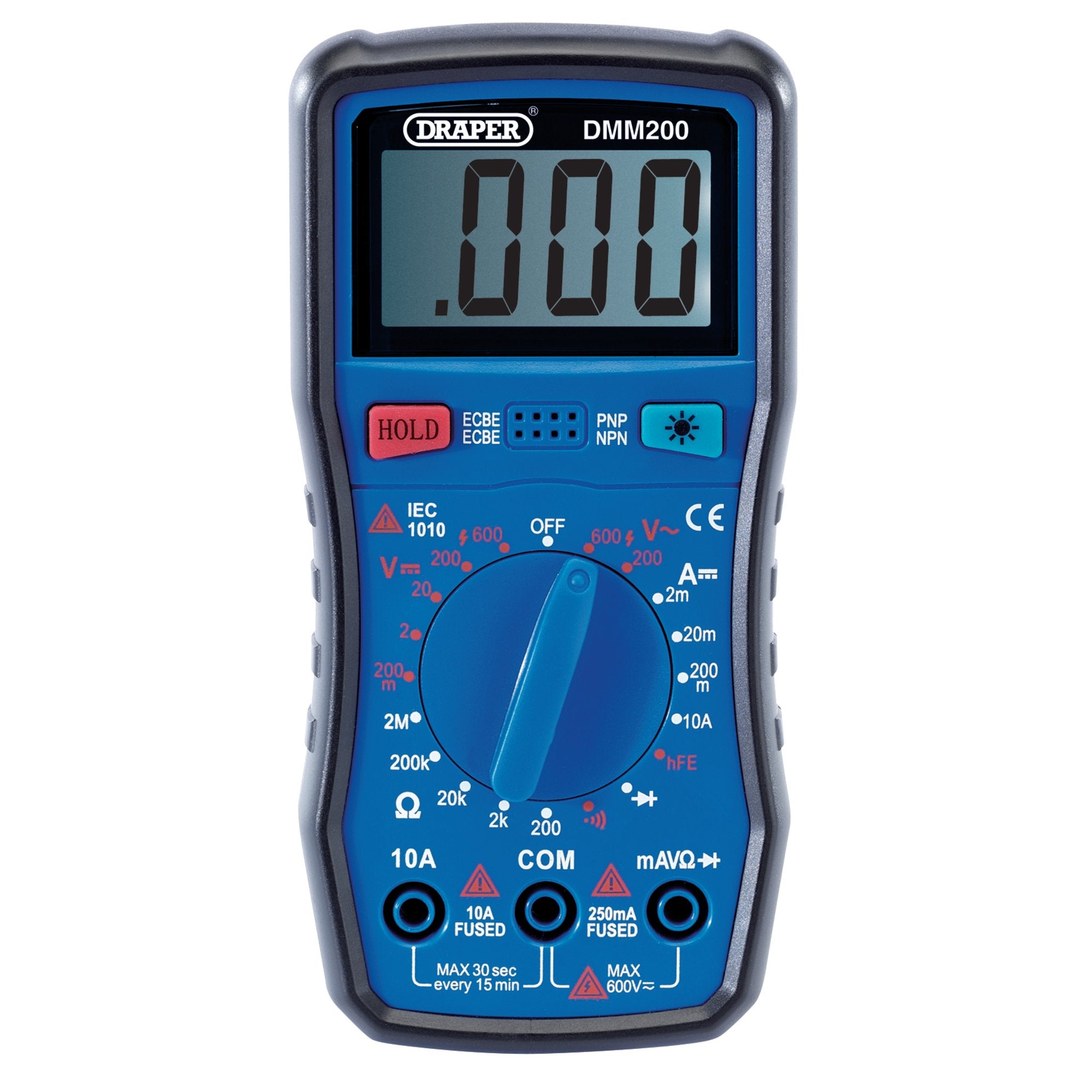 200-Series-Manual-Ranging-Digital-Multimeter,-600V,-AC/DC