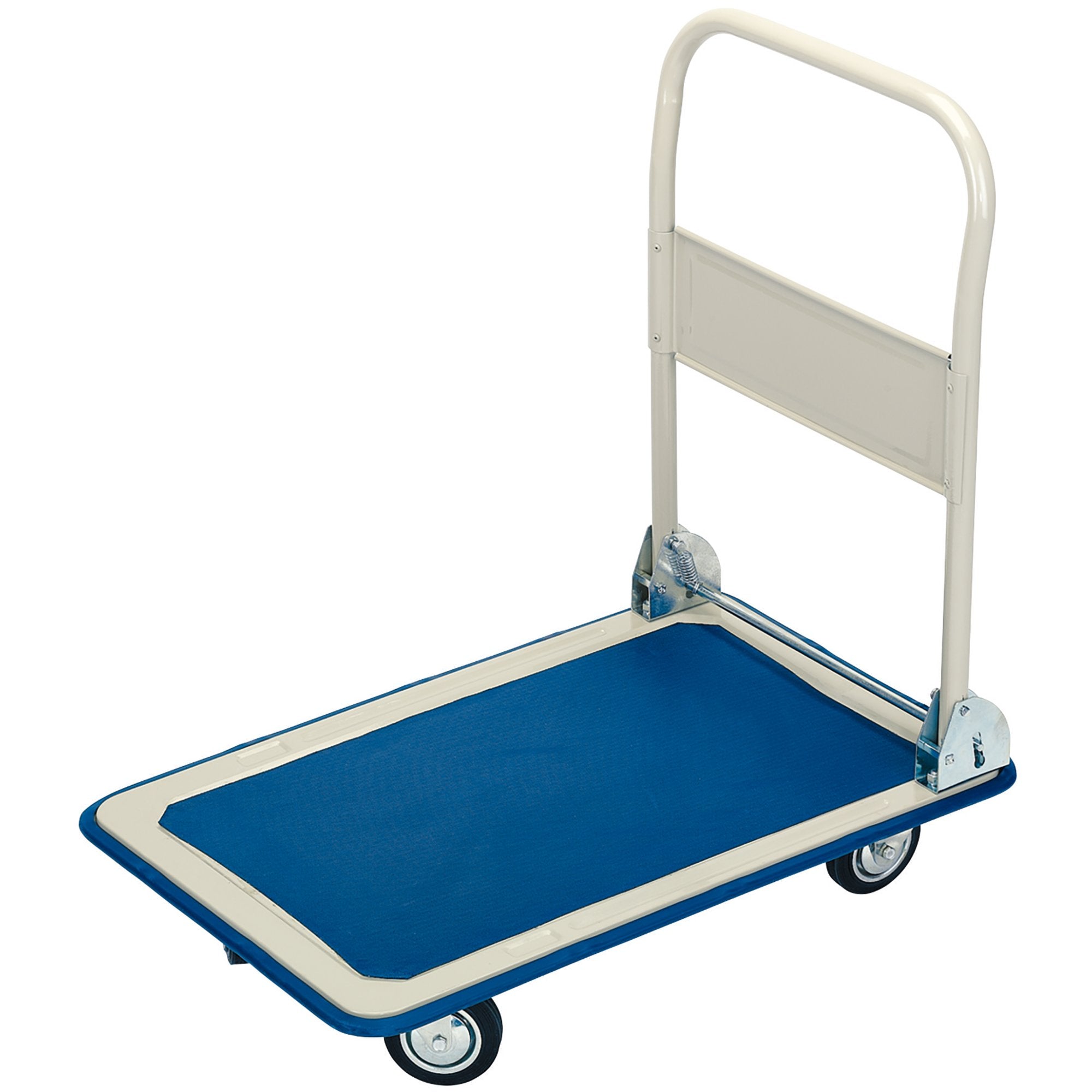 Platform-Trolley-with-Folding-Handle,-630-x-480-x-850mm,-150kg