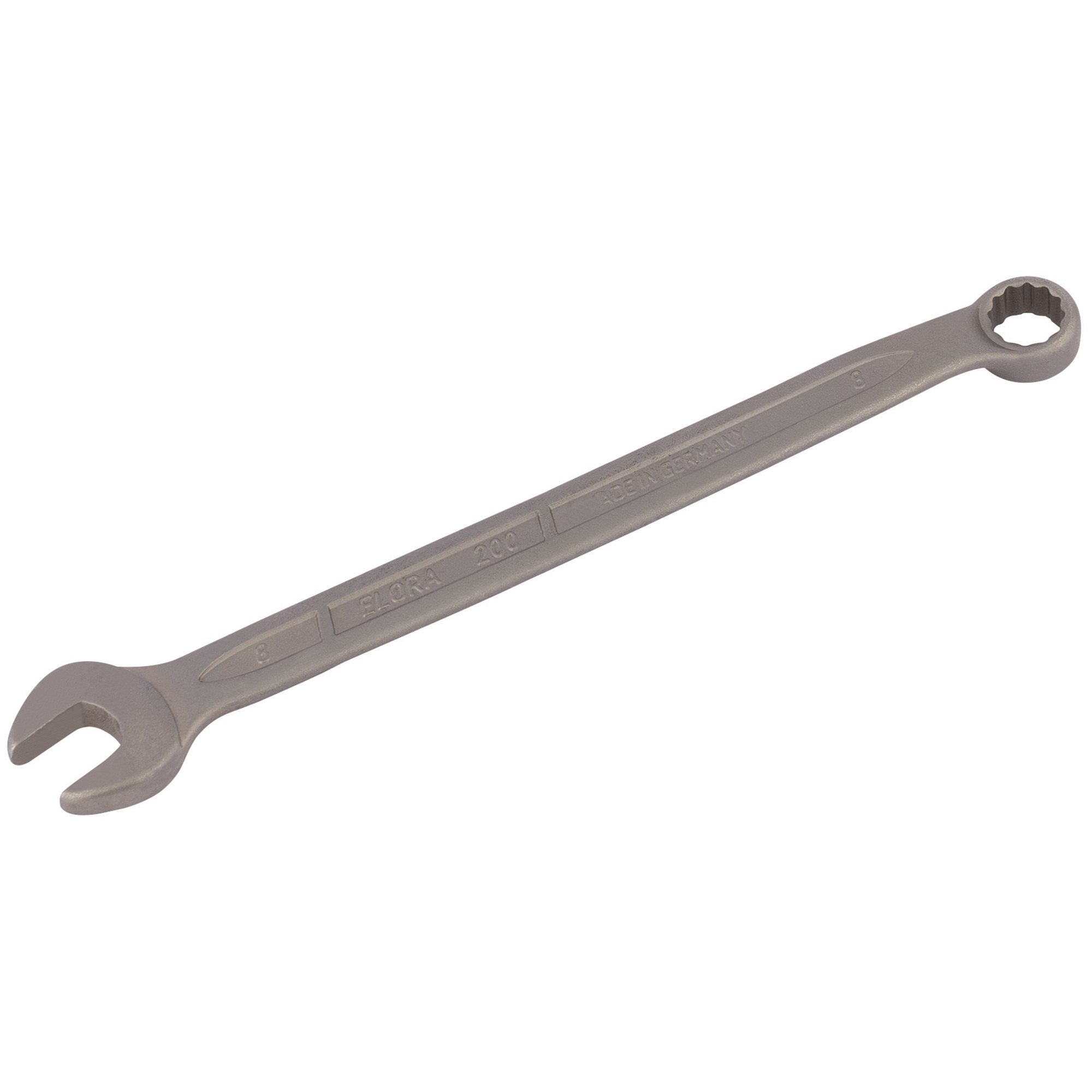 Elora-Long-Stainless-Steel-Combination-Spanner,-8mm