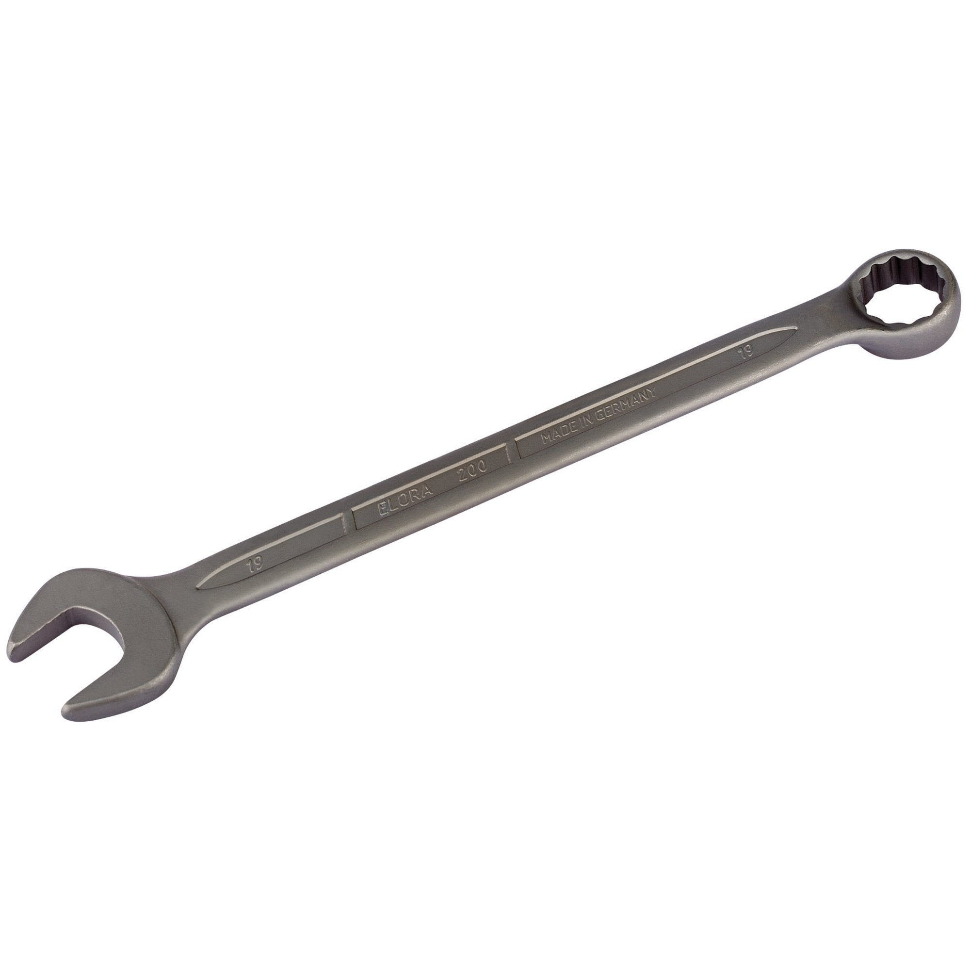 Elora-Long-Stainless-Steel-Combination-Spanner,-19mm
